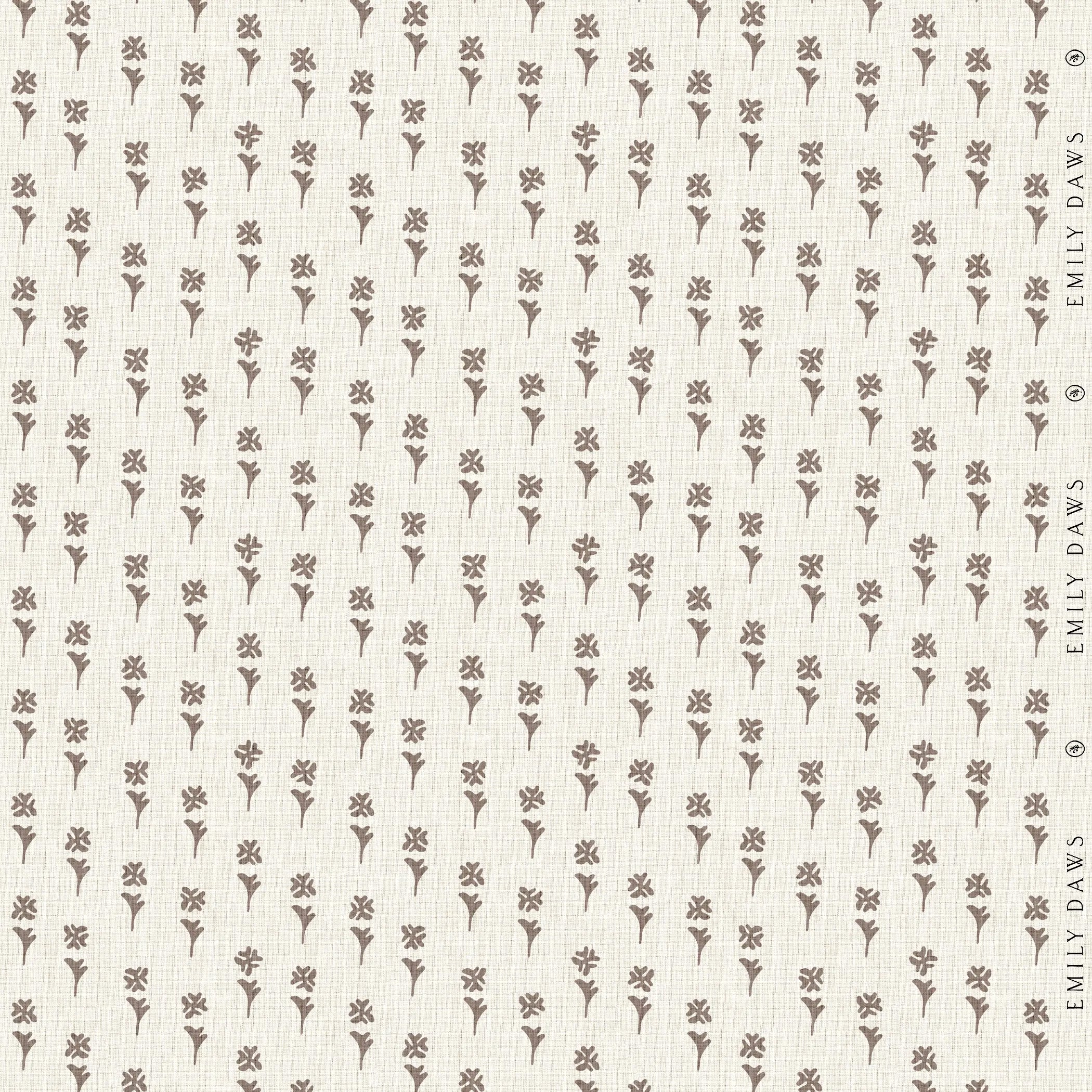 Daffodil Dusk fabric by Emily Daws — Flora Collection, available by the yard for drapery and upholstery