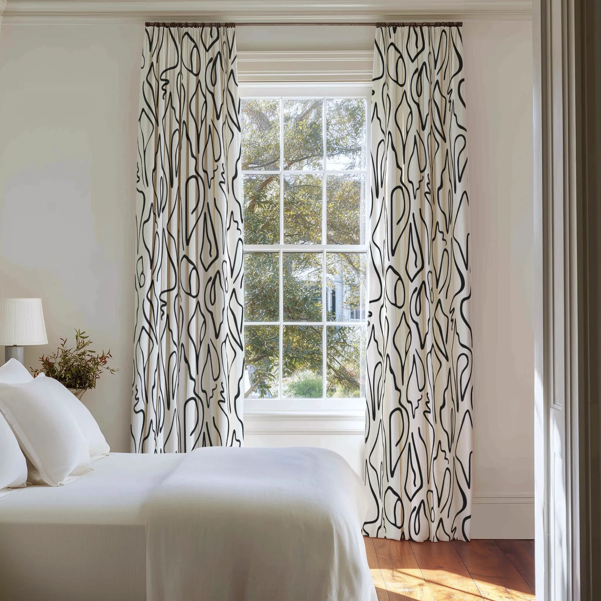 Edisto Jet fabric by Emily Daws — Sea Island Collection, available by the yard for drapery and upholstery