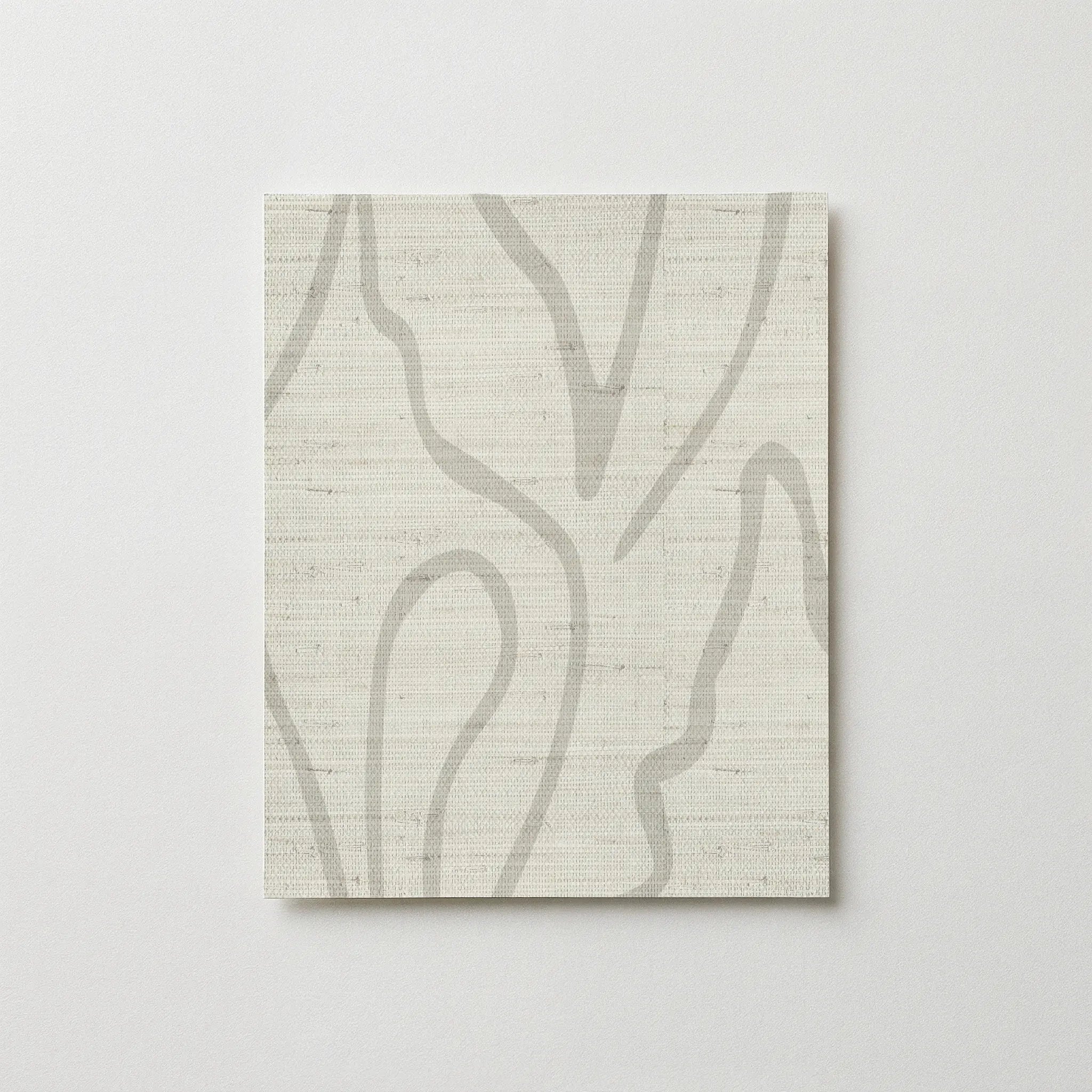 Edisto Grasscloth Swatch in Salt