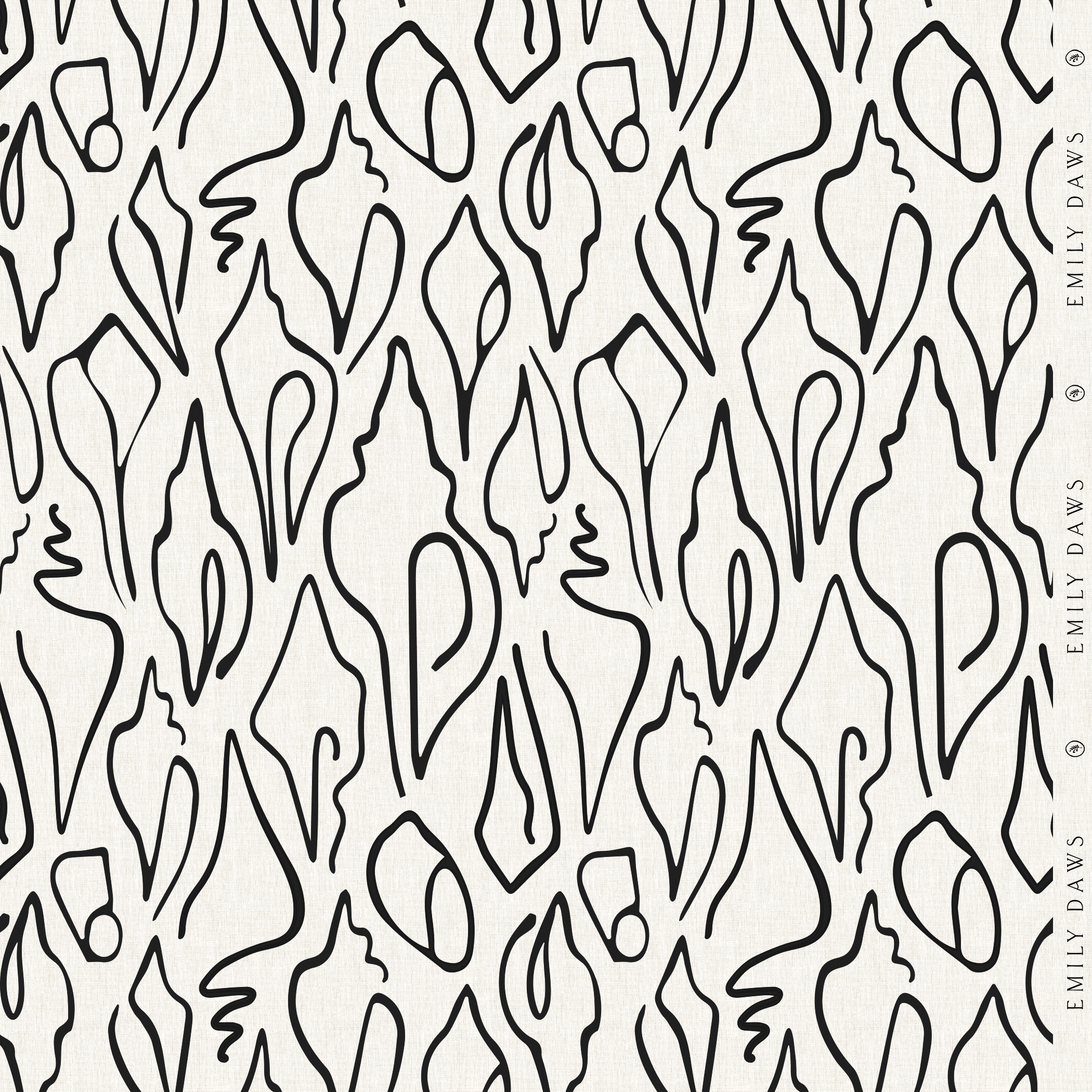 Edisto Fabric in Jet