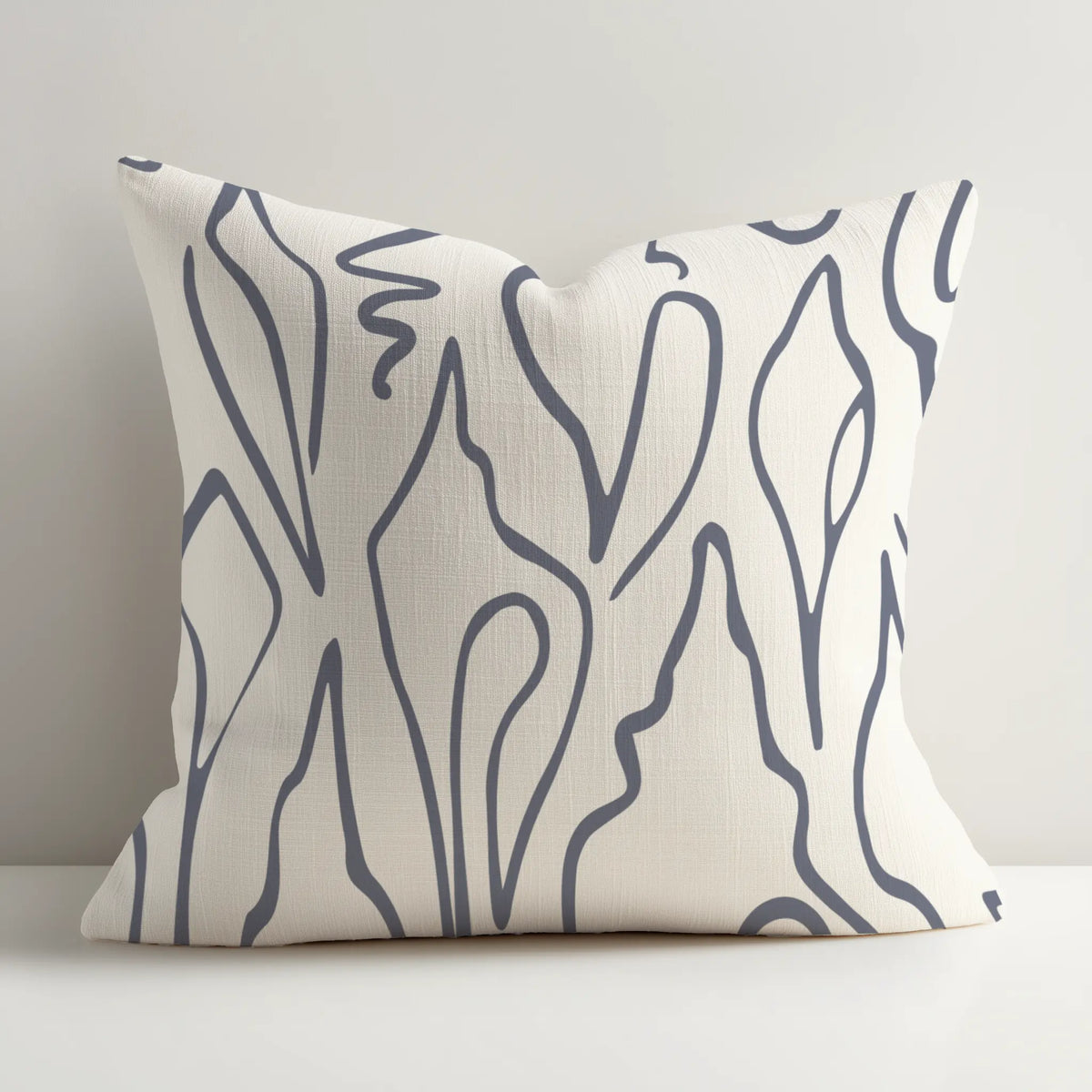 Emily Daws Edisto pillows in Ink β original pattern, feather and down insert