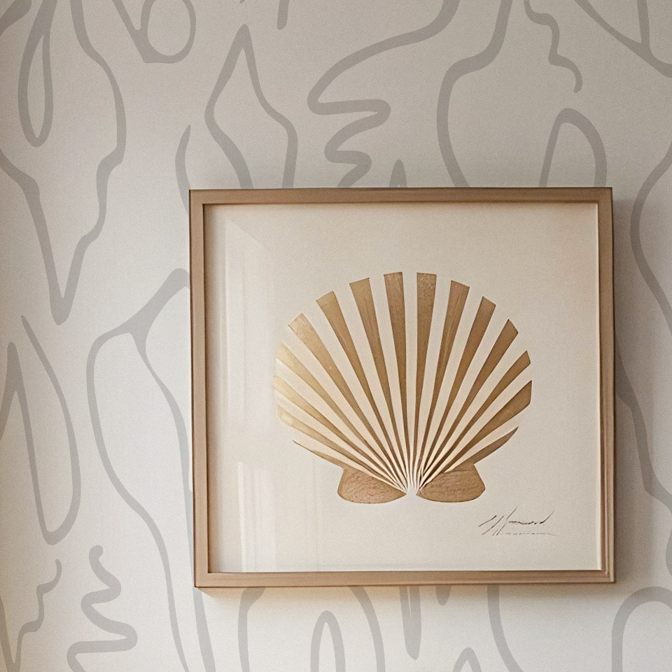 Edisto Wallpaper Swatch in Sterling