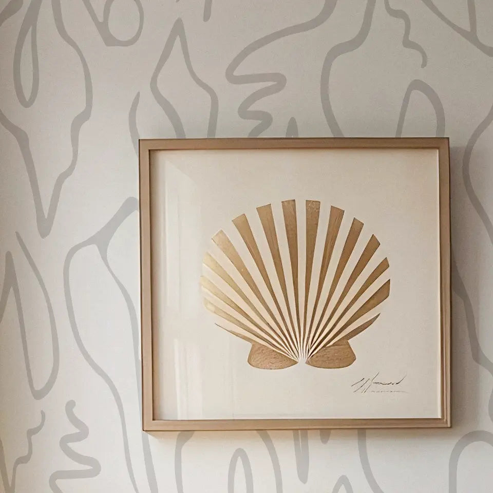 Edisto Wallpaper Swatch in Sterling
