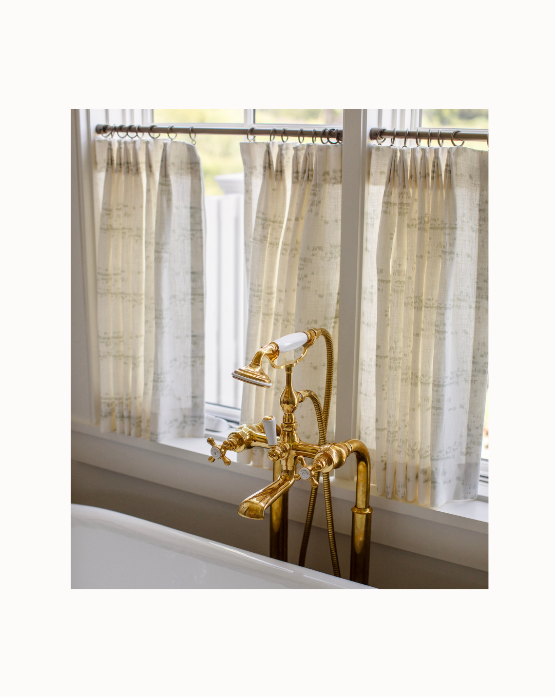 Emily Daws fabrics featured in the Southern Living Idea House with custom window treatments and pillows