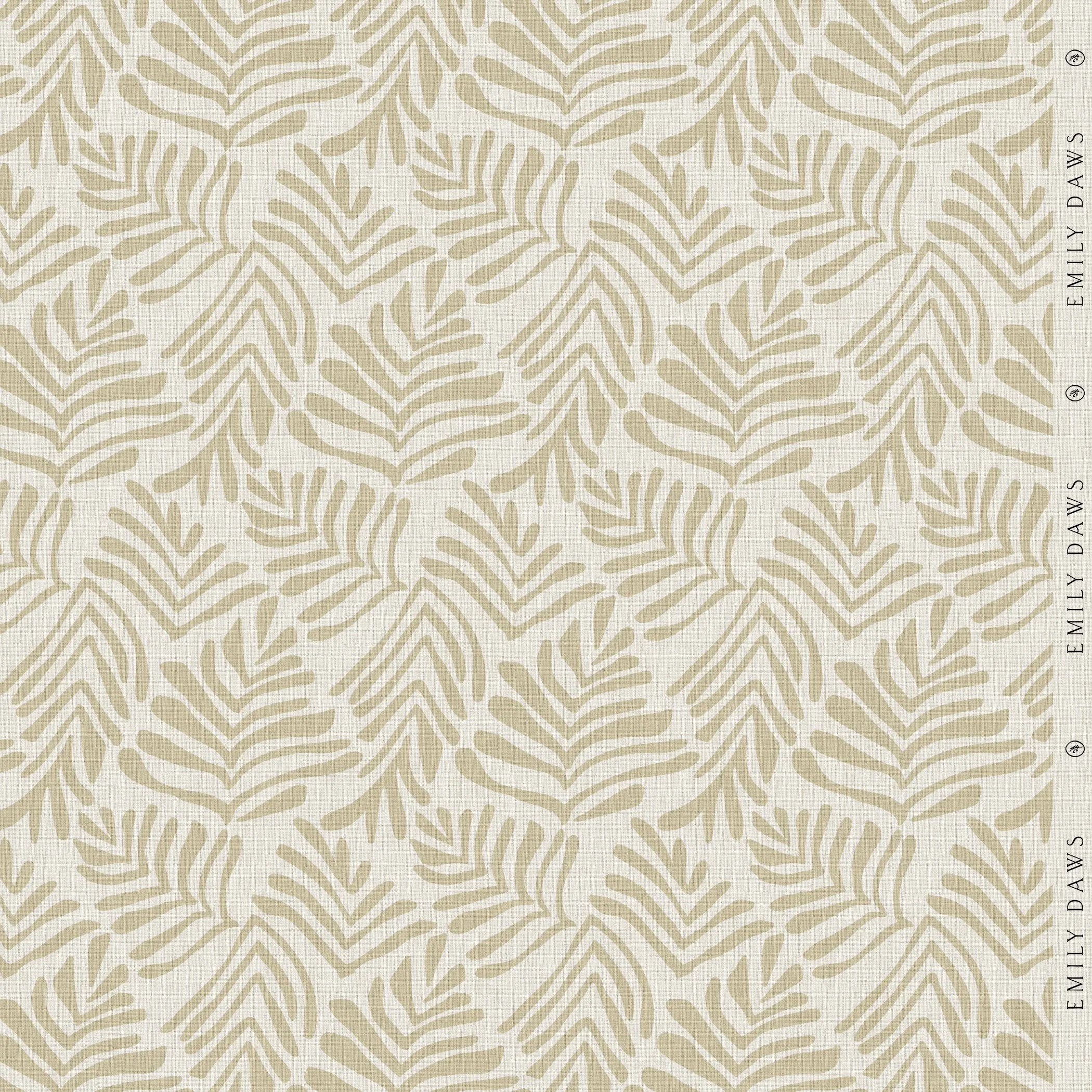 Frond Marigold fabric by Emily Daws β Flora Collection, available by the yard for drapery and upholstery