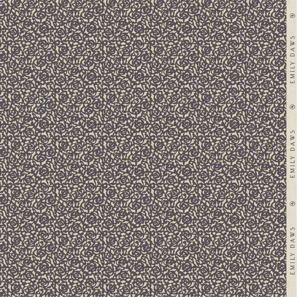 Gardenia fabric in Indigo by Emily Daws styled in an interior — Charleston Collection