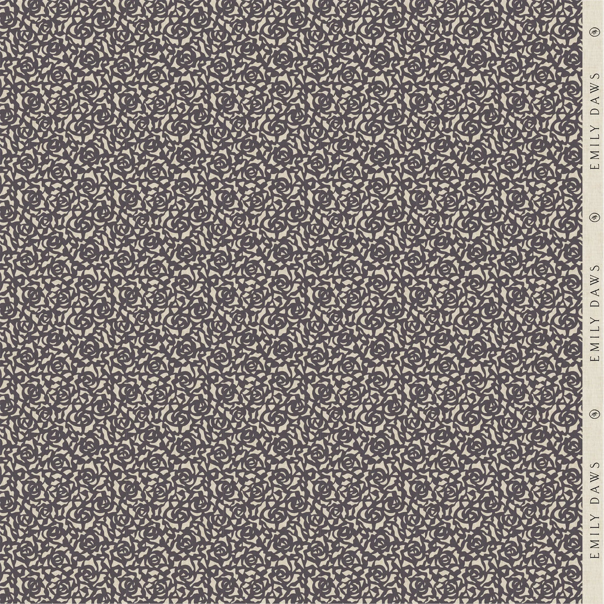 Gardenia fabric in Indigo by Emily Daws styled in an interior — Charleston Collection
