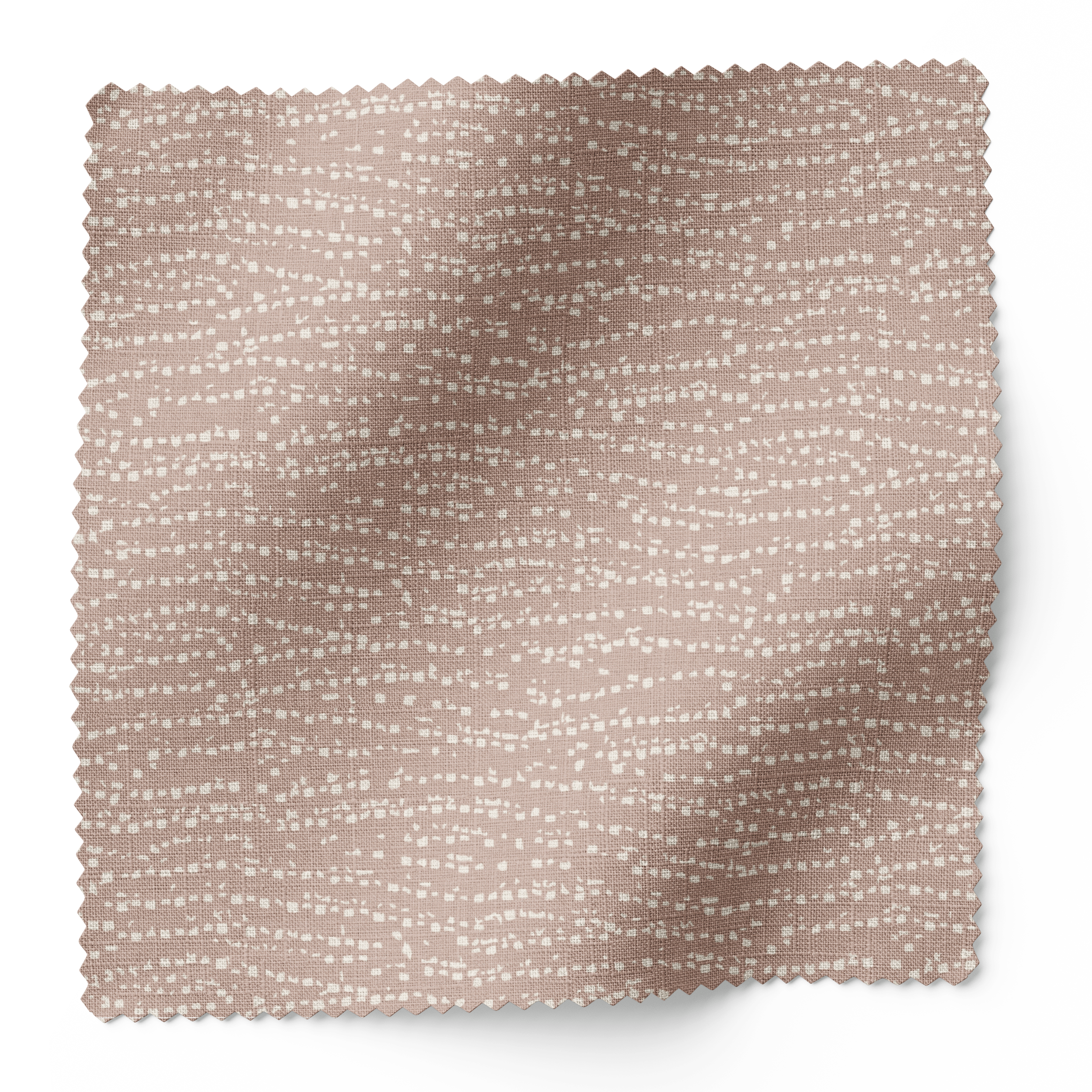 Harbor fabric swatch in Camellia by Emily Daws — 6x6 Belgian linen sample, Waterways Collection