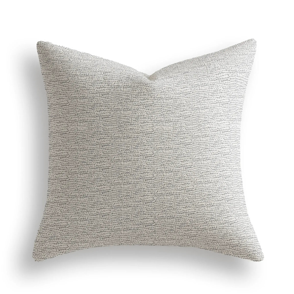 Harbor Throw Pillow in Ash by Emily Daws — Waterways Collection, made-to-order on Belgian linen