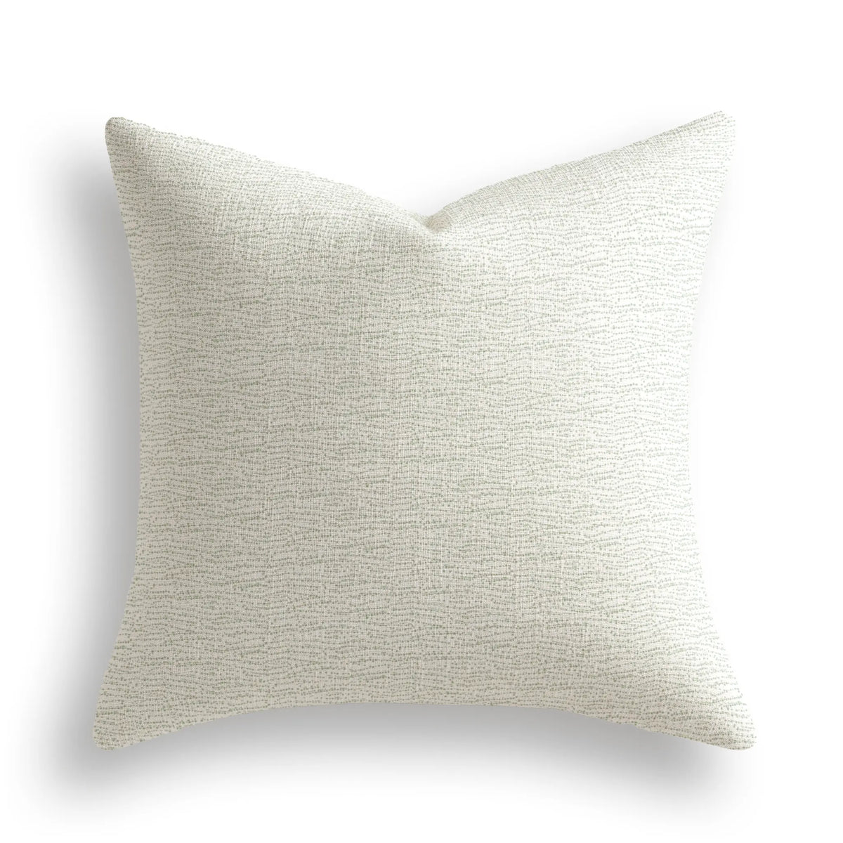 Harbor Throw Pillow in Celadon by Emily Daws — Waterways Collection, made-to-order on Belgian linen