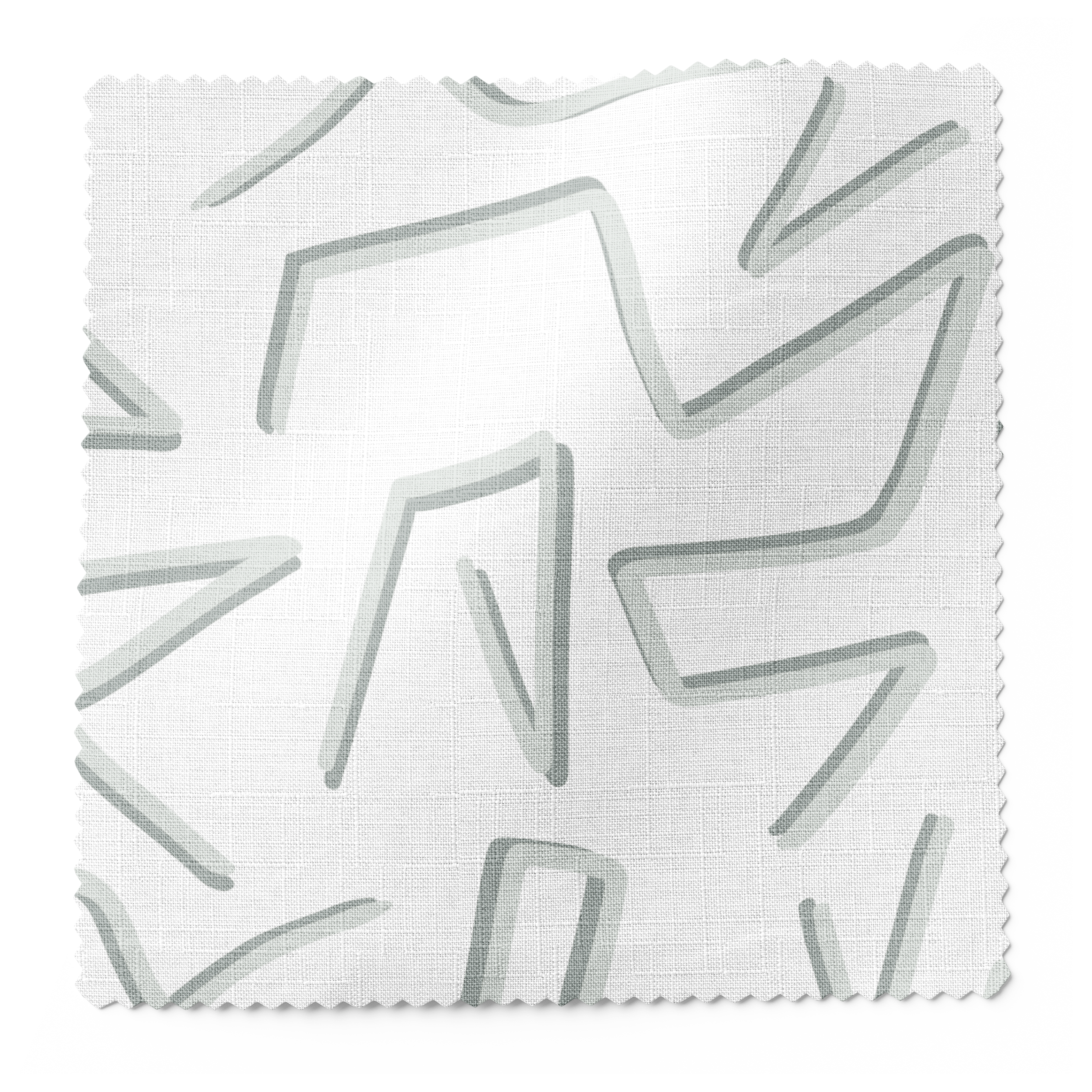 Jekyll fabric swatch in Moss by Emily Daws β 6x6 Belgian linen sample, Sea Island Collection