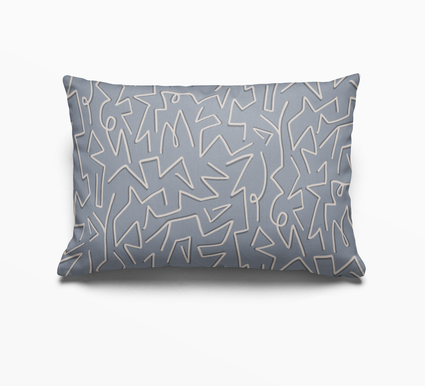 Single pillow by Emily Daws featuring storied pattern and southern-inspired decor.