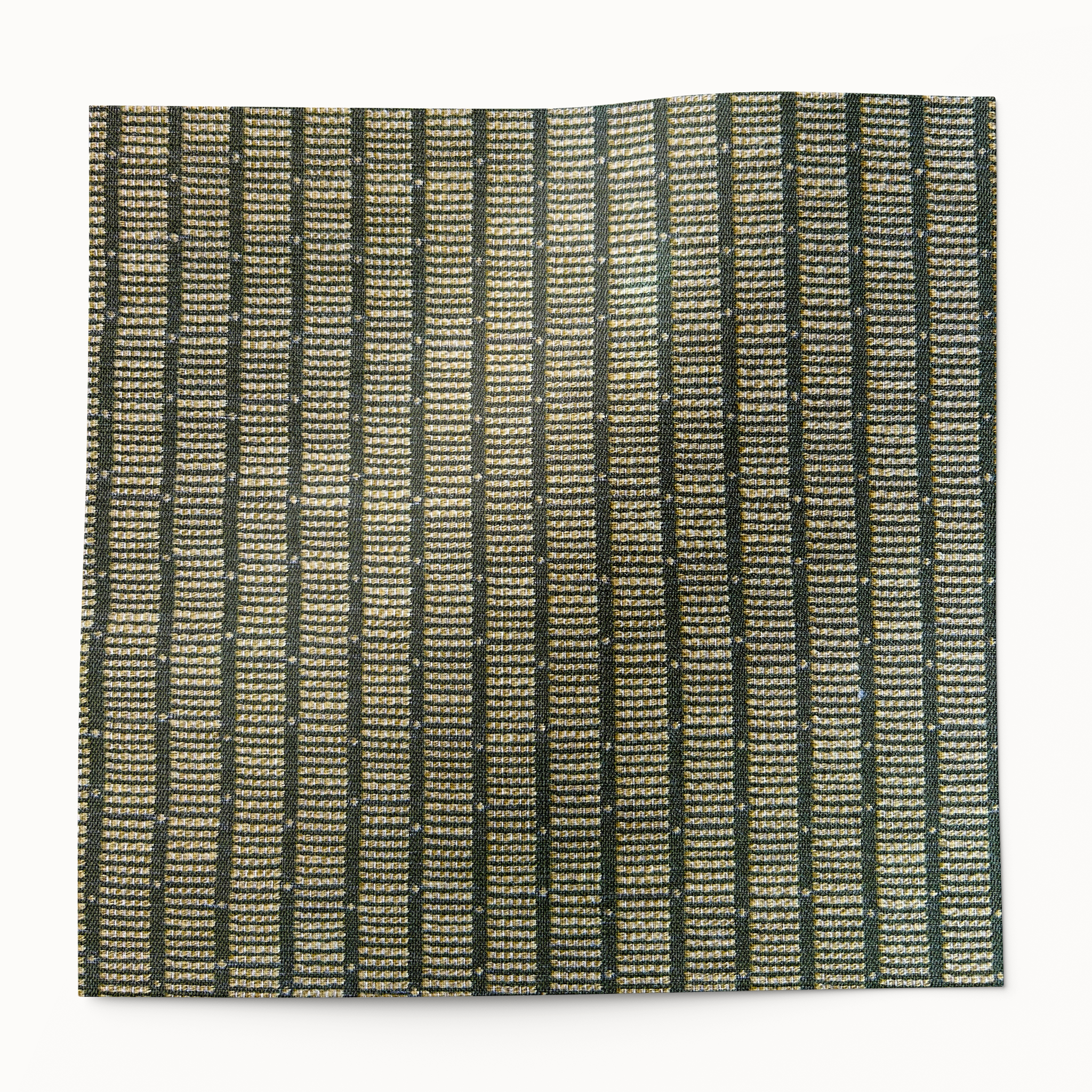 Emily Daws fabric on Belgian linen, perfect for drapery, Roman shades, and bespoke interiors with Southern character.