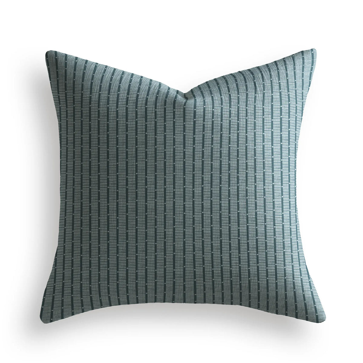 Jetty Throw Pillow in Cove by Emily Daws — Waterways Collection, made-to-order on woven upholstery fabric