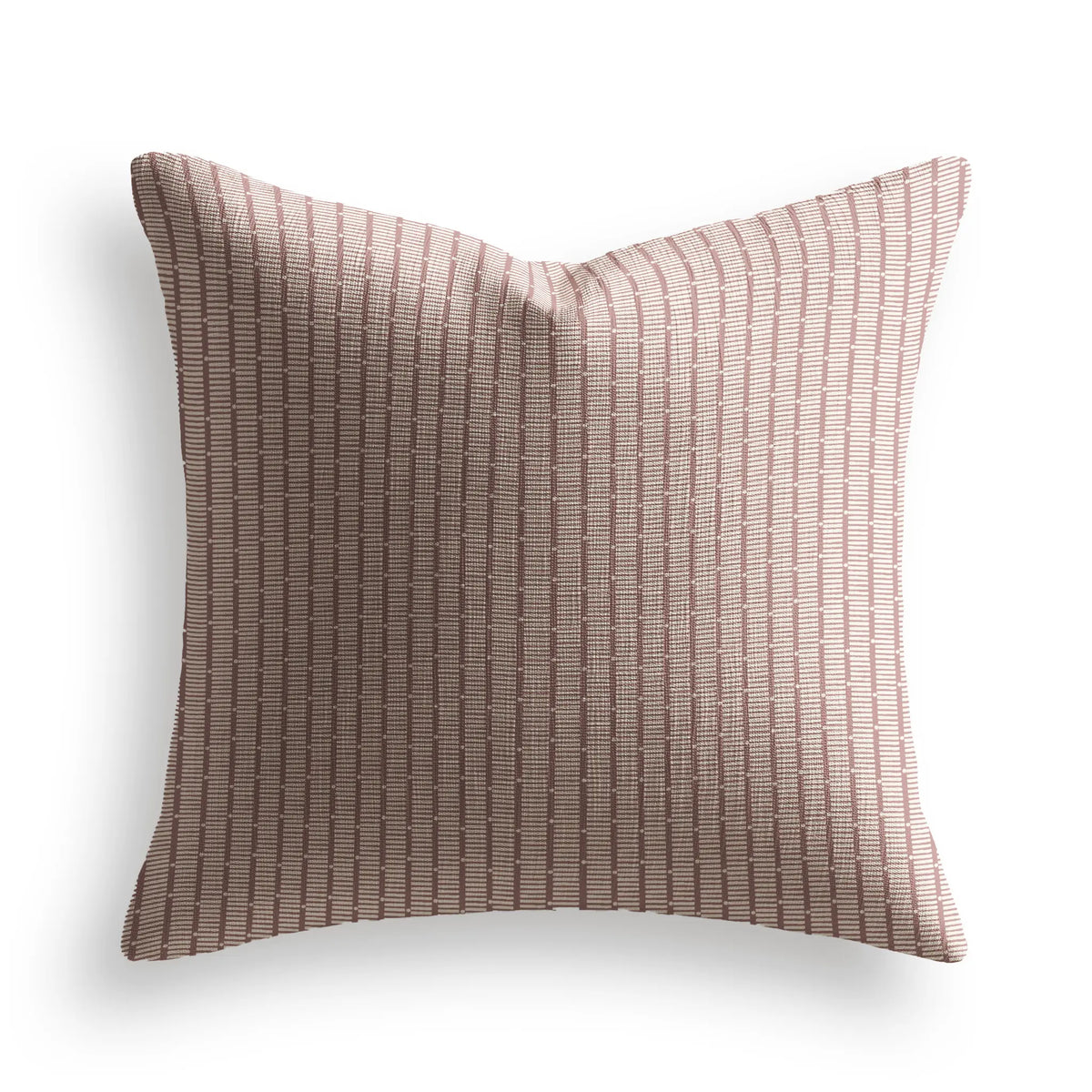 Jetty Throw Pillow in Punch by Emily Daws — Waterways Collection, made-to-order on woven upholstery fabric