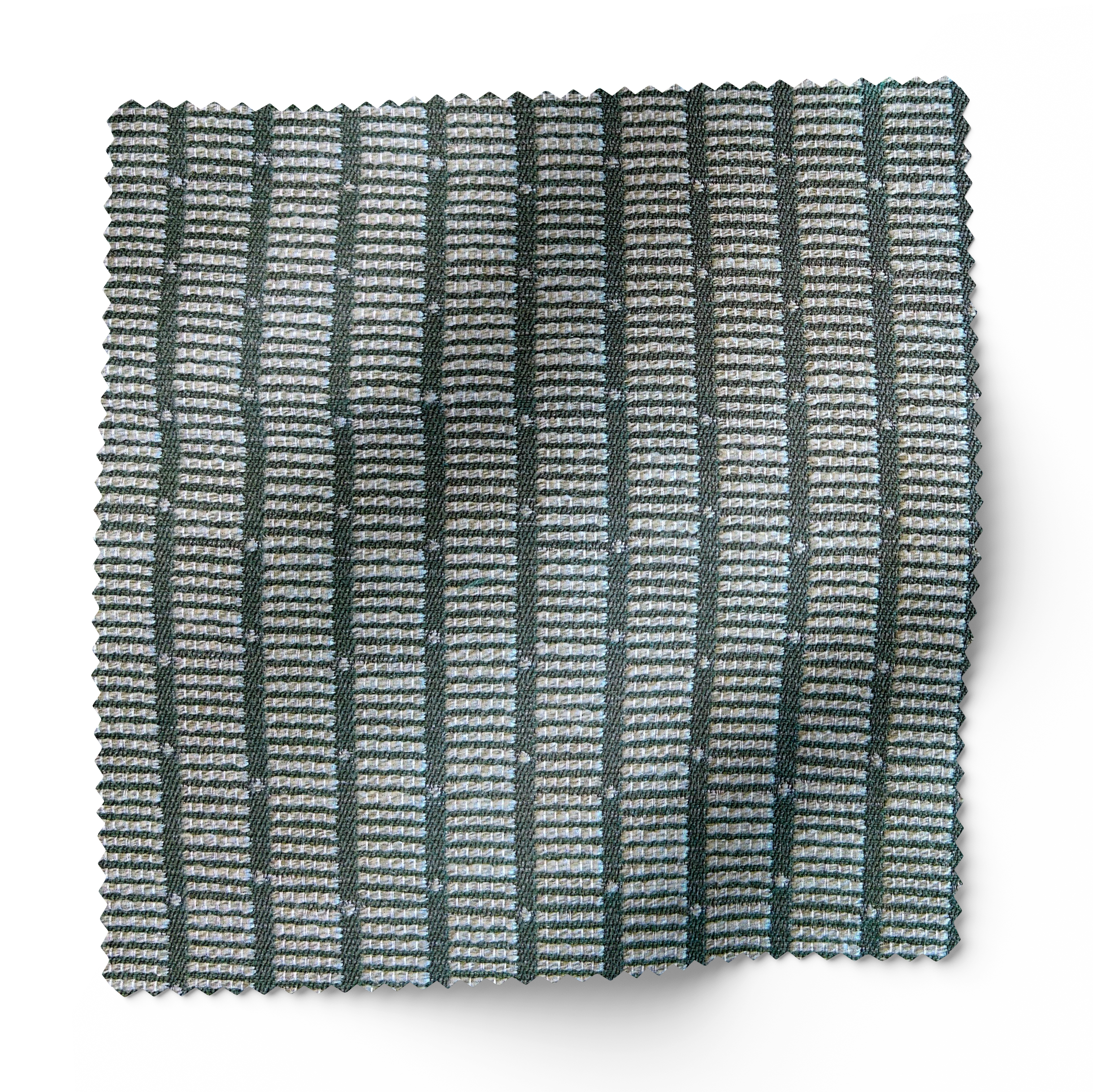 Jetty fabric swatch in Cove by Emily Daws β 6x6 woven upholstery fabric sample, Waterways Collection