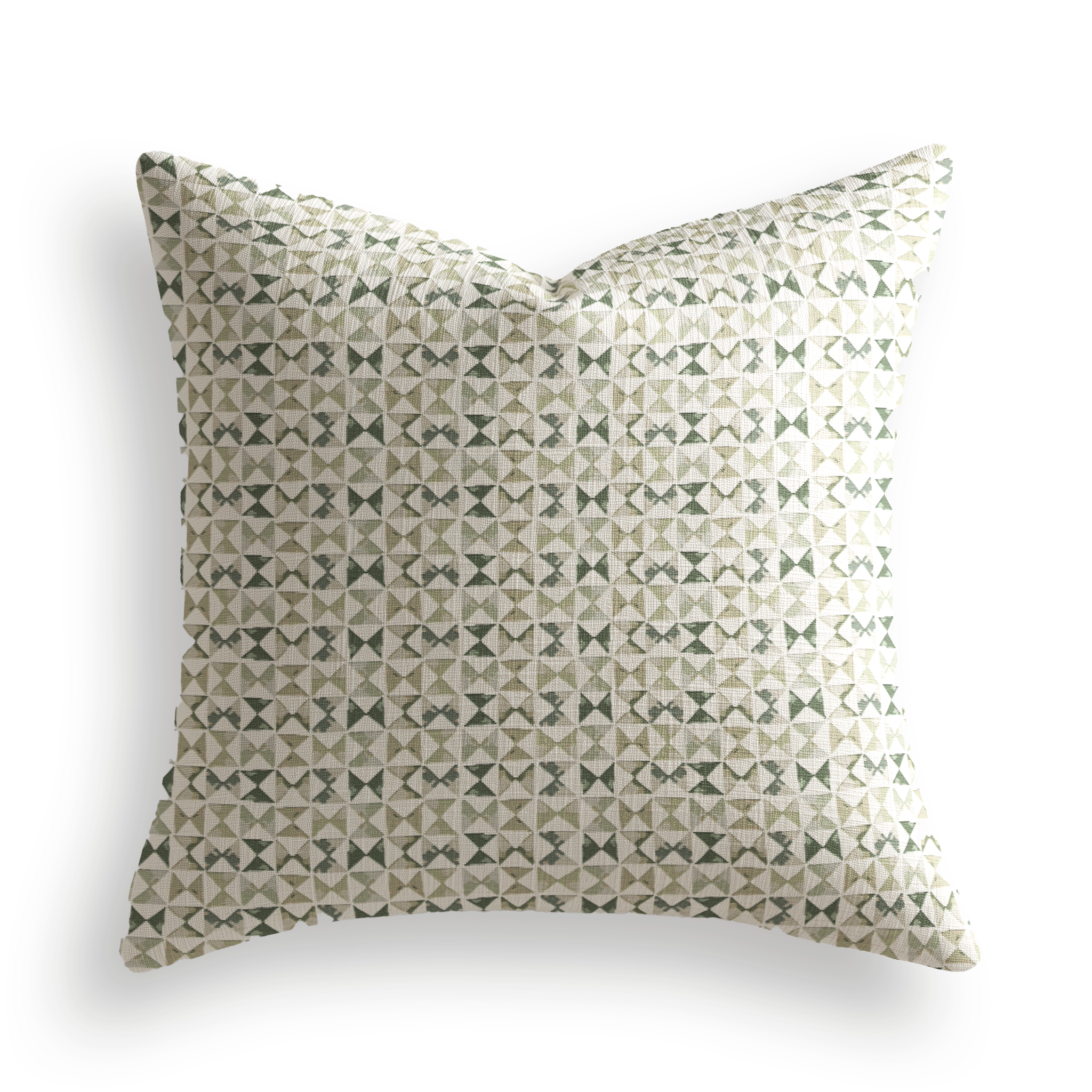 Kaleidoscope Pillow in Ivy