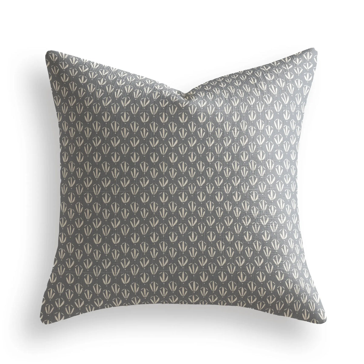Kiawah Throw Pillow in Lake by Emily Daws — Sea Island Collection, made-to-order on Belgian linen