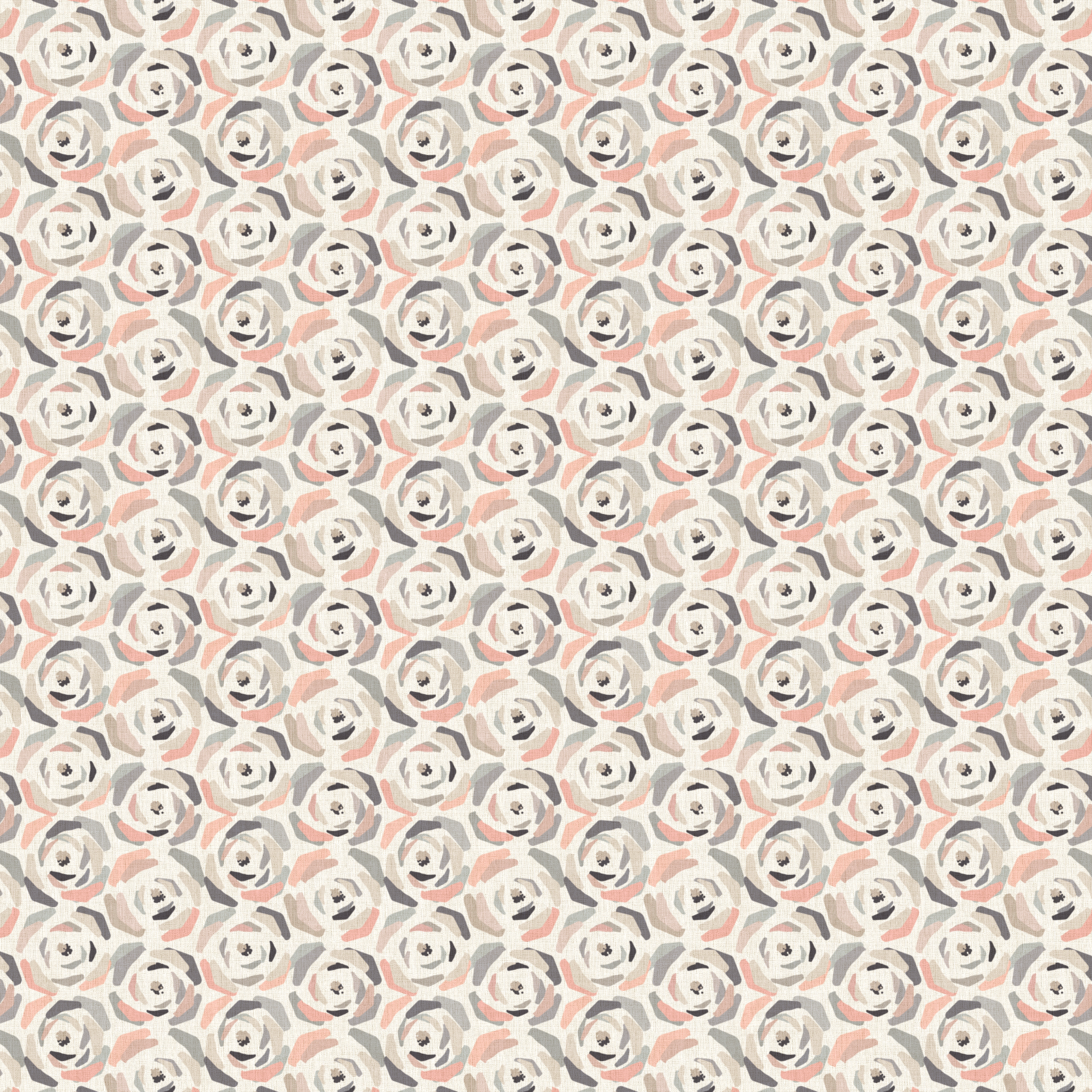 magnolia fabric in multi by emily daws swatch view showing pattern and color details for home textiles