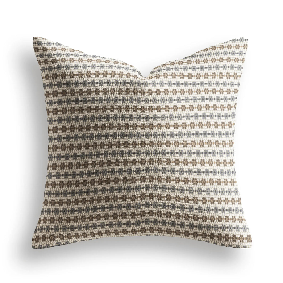 Nectar Throw Pillow in Raisin by Emily Daws — Fauna Collection, made-to-order on woven upholstery fabric