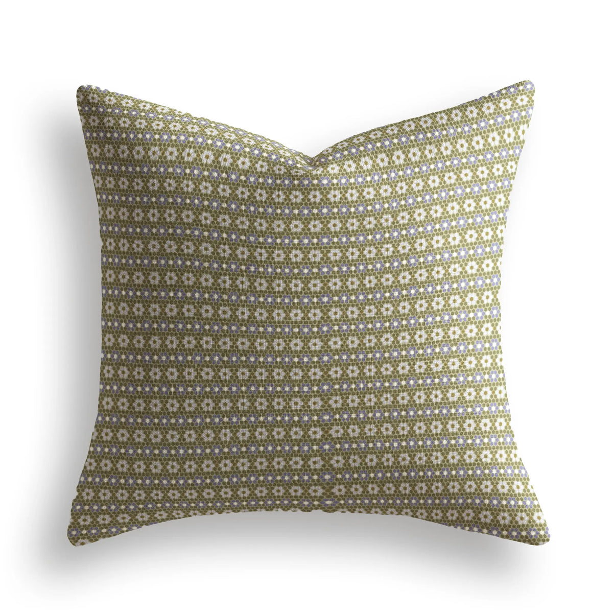 Nectar Throw Pillow in Savannah by Emily Daws — Fauna Collection, made-to-order on woven upholstery fabric