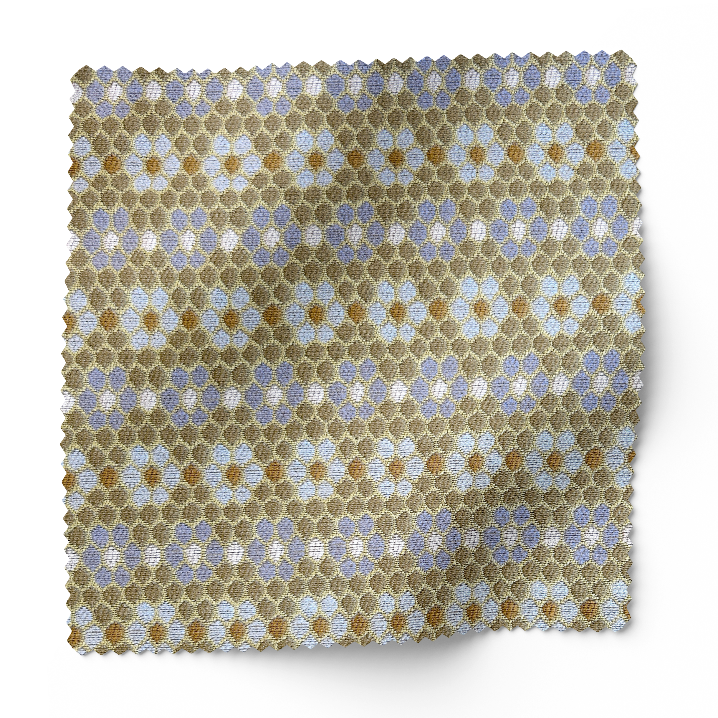 Nectar fabric swatch in Savannah by Emily Daws β 6x6 woven upholstery fabric sample, Fauna Collection