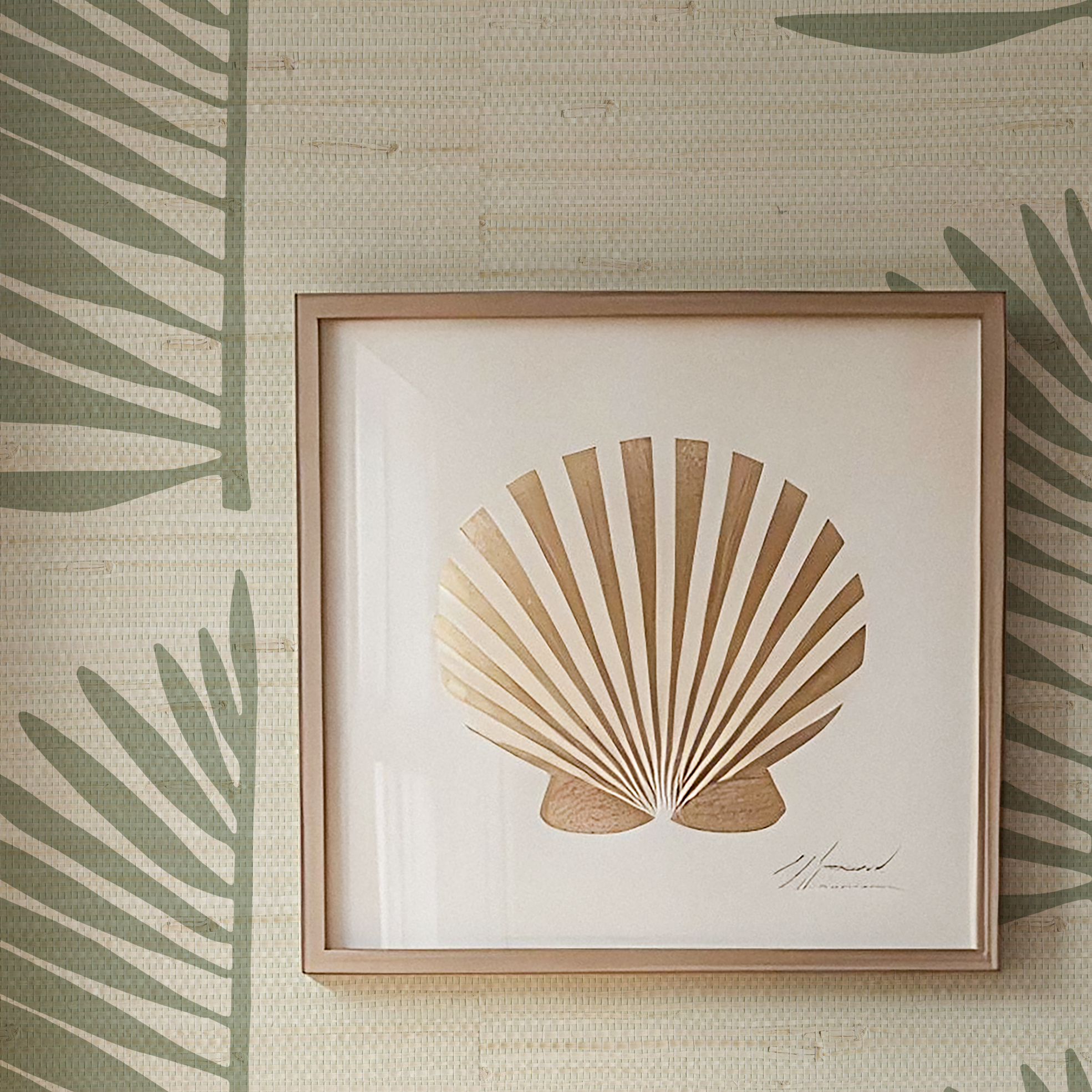 Palmetto Grasscloth in Sage