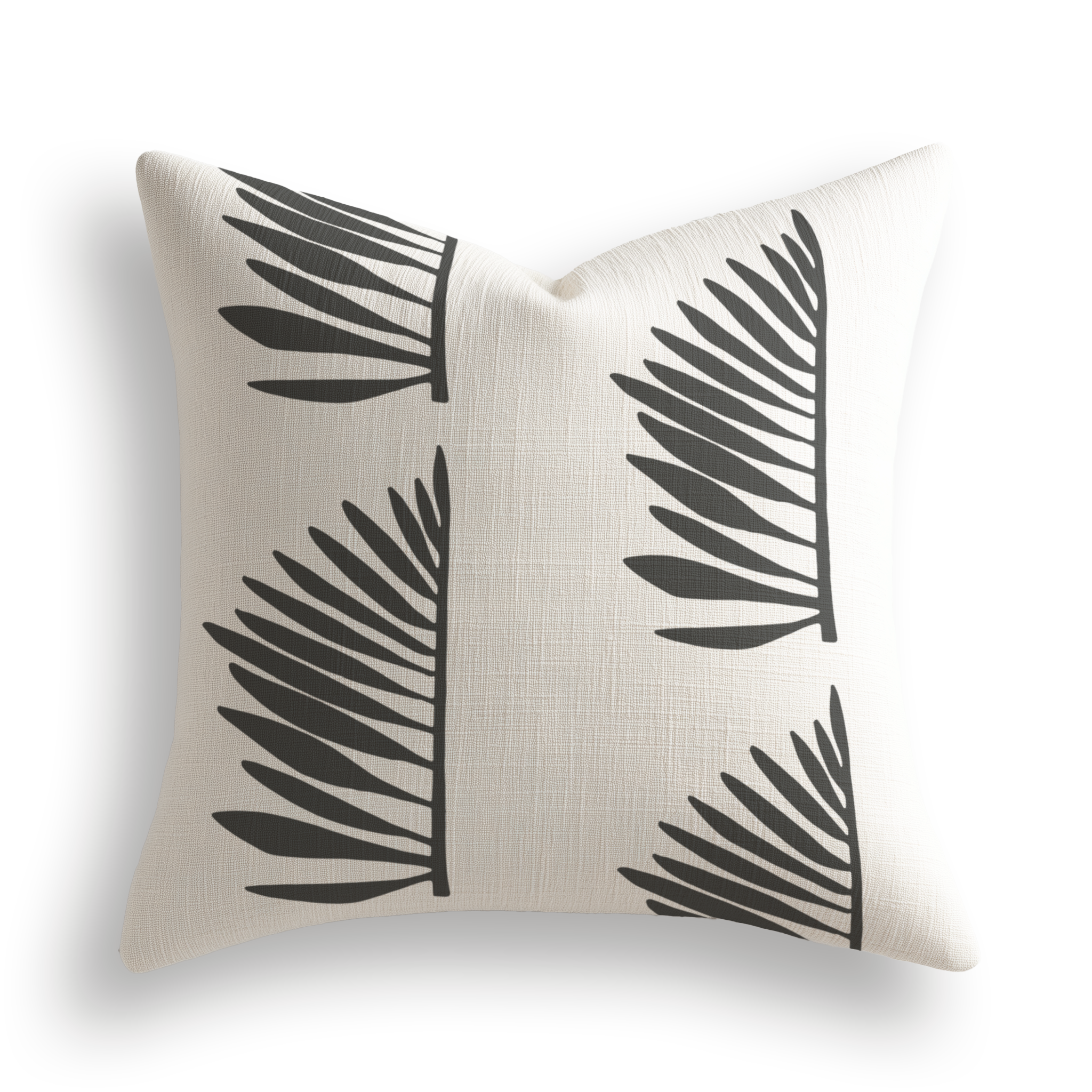 Palmetto Pillow in Jet