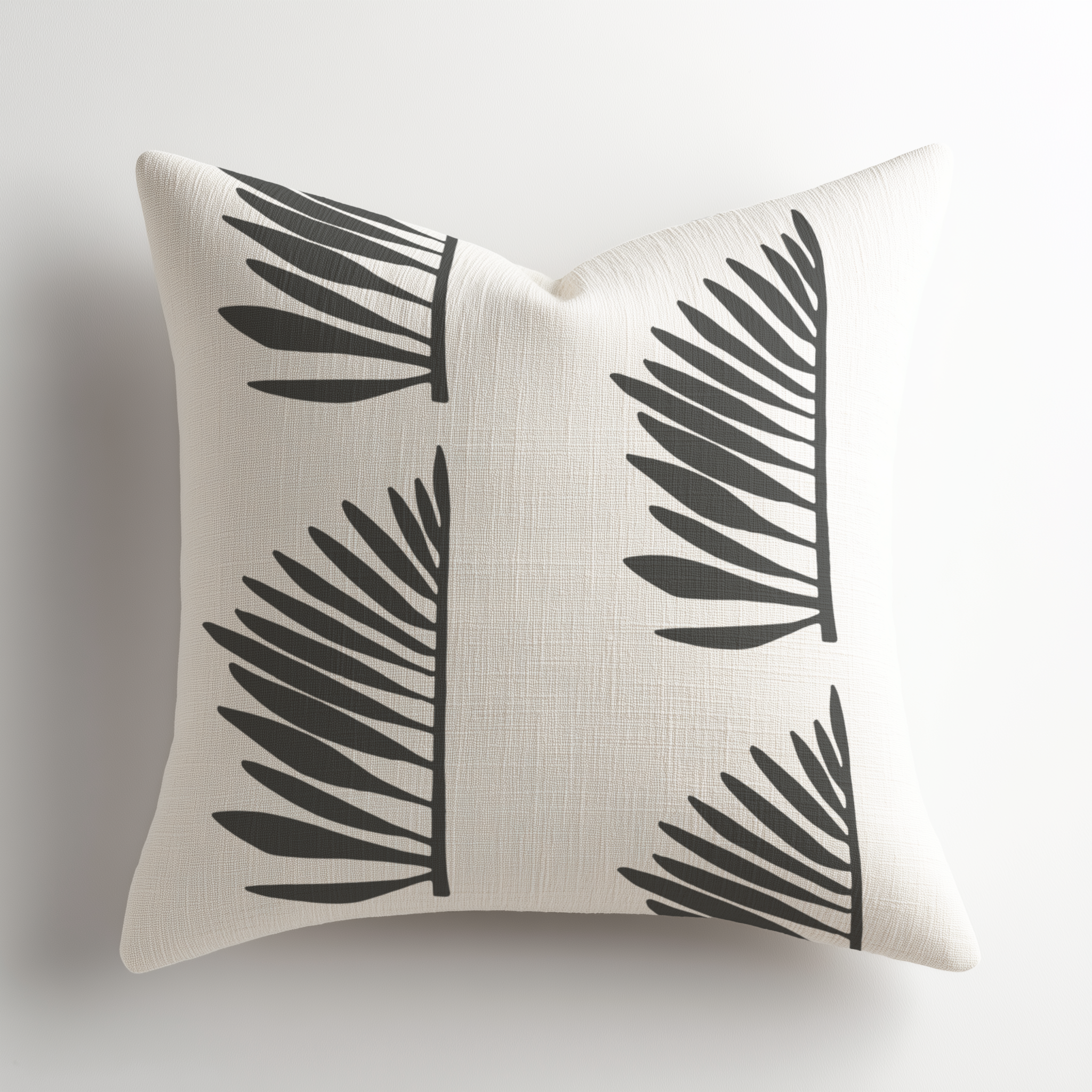 Palmetto Pillow in Jet