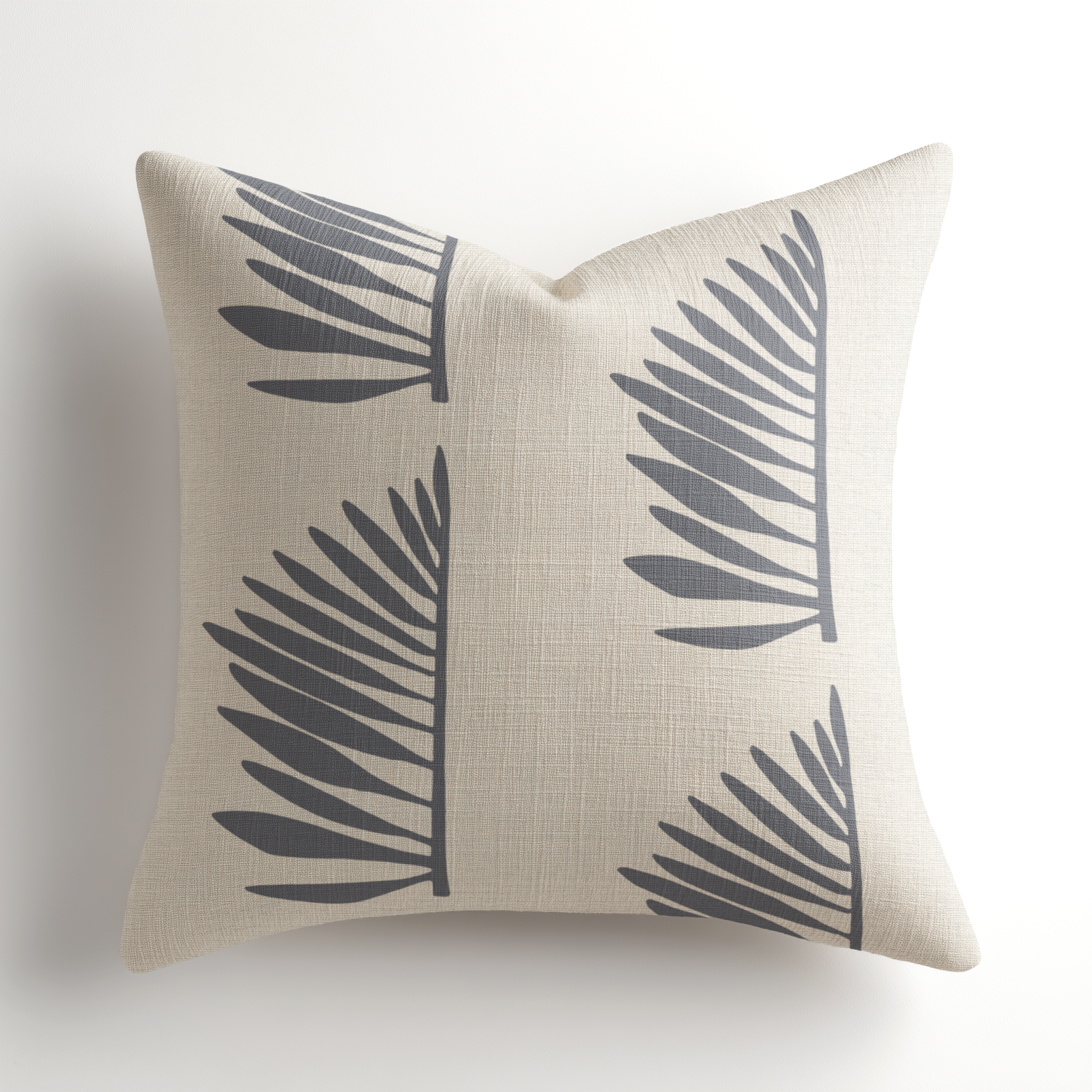 Palmetto Pillow in Midnight