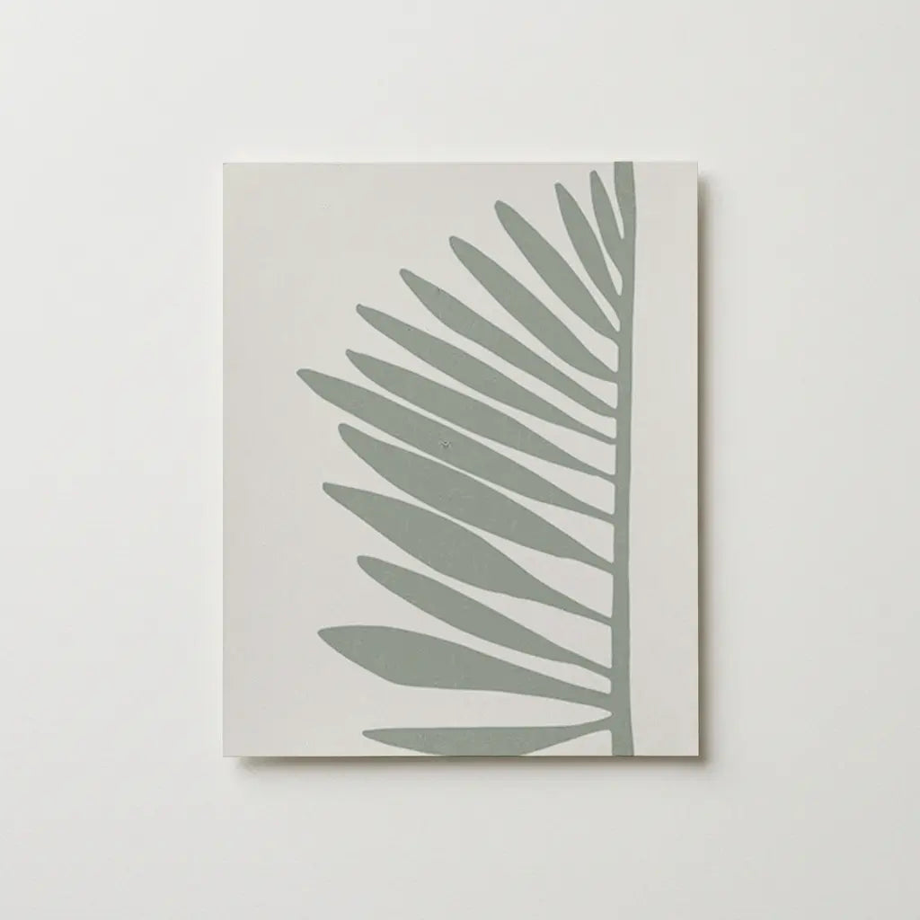 Palmetto Wallpaper Swatch in Sage