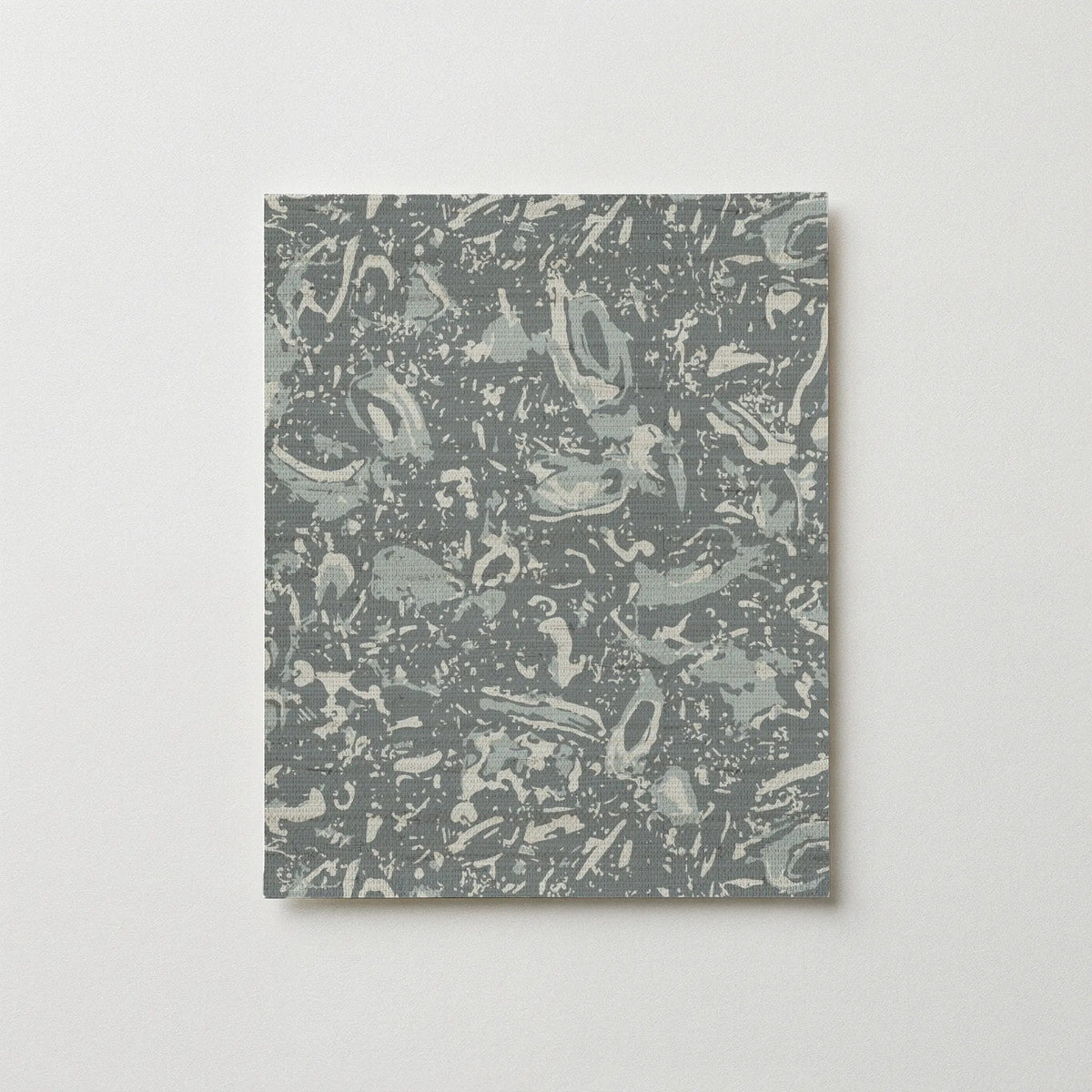 River Reef Grasscloth Swatch in Ocean