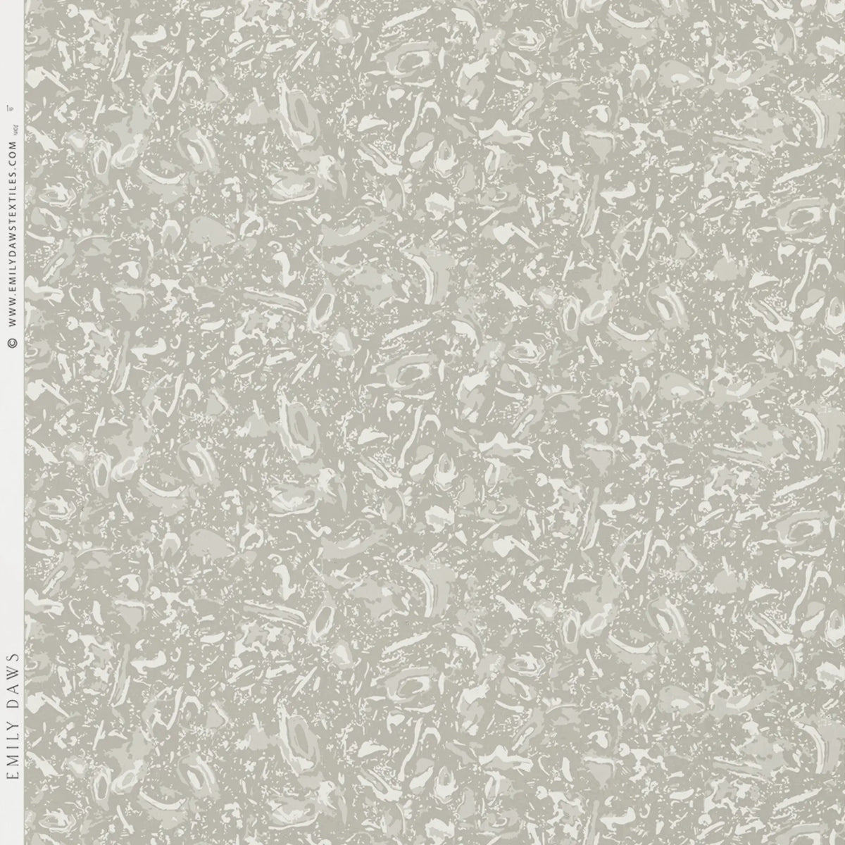 River Reef wallpaper in Pearl by Emily Daws – product view of repeating motif for interior walls