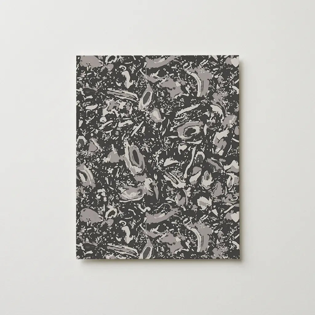River Reef Wallpaper Swatch in Coal