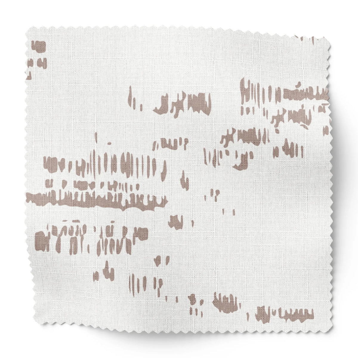 Salt Marsh fabric swatch in Mauve by Emily Daws — 6x6 Belgian linen sample, Waterways Collection