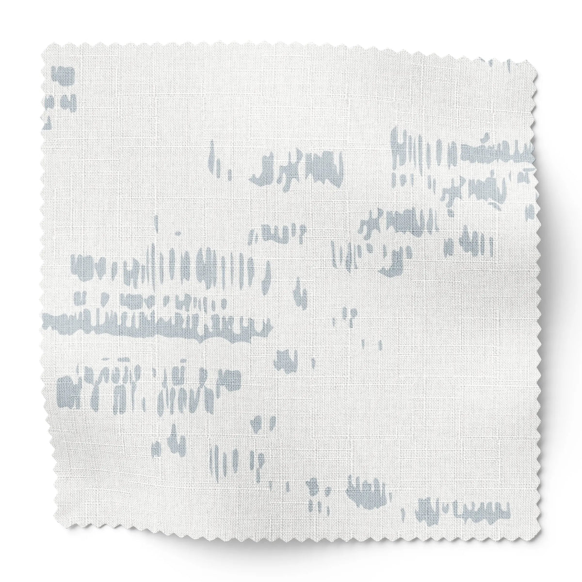 Salt Marsh fabric swatch in Shallow by Emily Daws — 6x6 Belgian linen sample, Waterways Collection