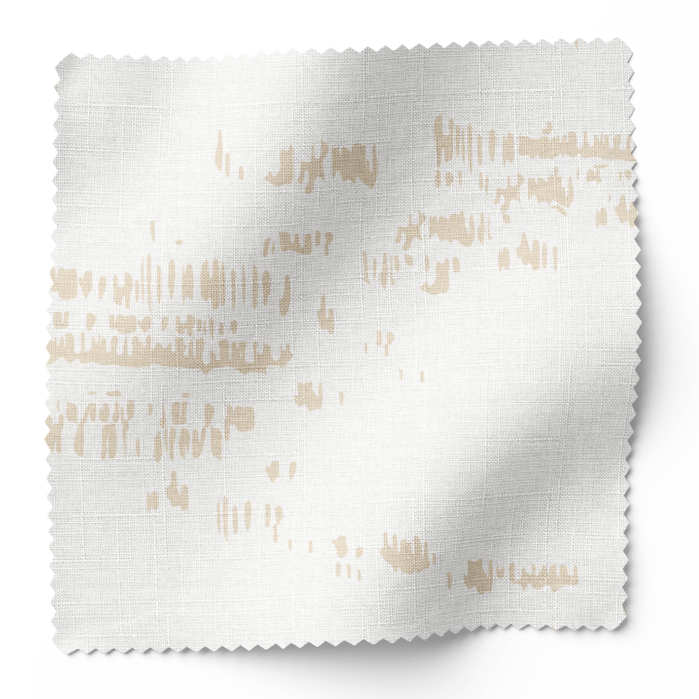 Salt Marsh fabric swatch in Summer by Emily Daws β 6x6 Belgian linen sample, Waterways Collection