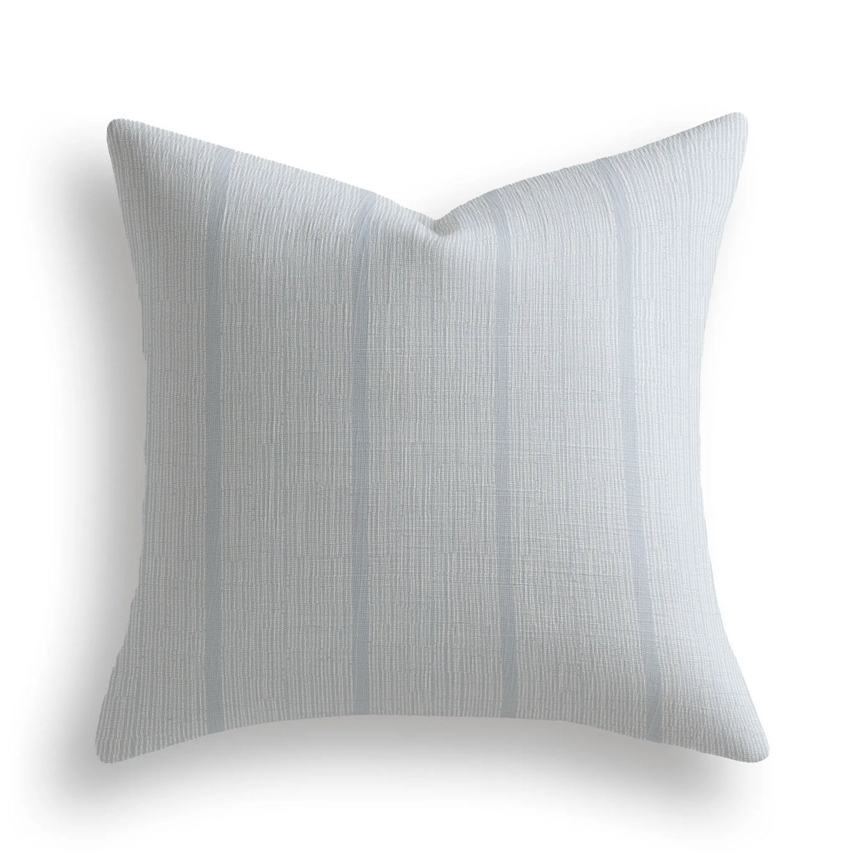 Sandbar Throw Pillow in Pool by Emily Daws — Waterways Collection, made-to-order on Belgian linen