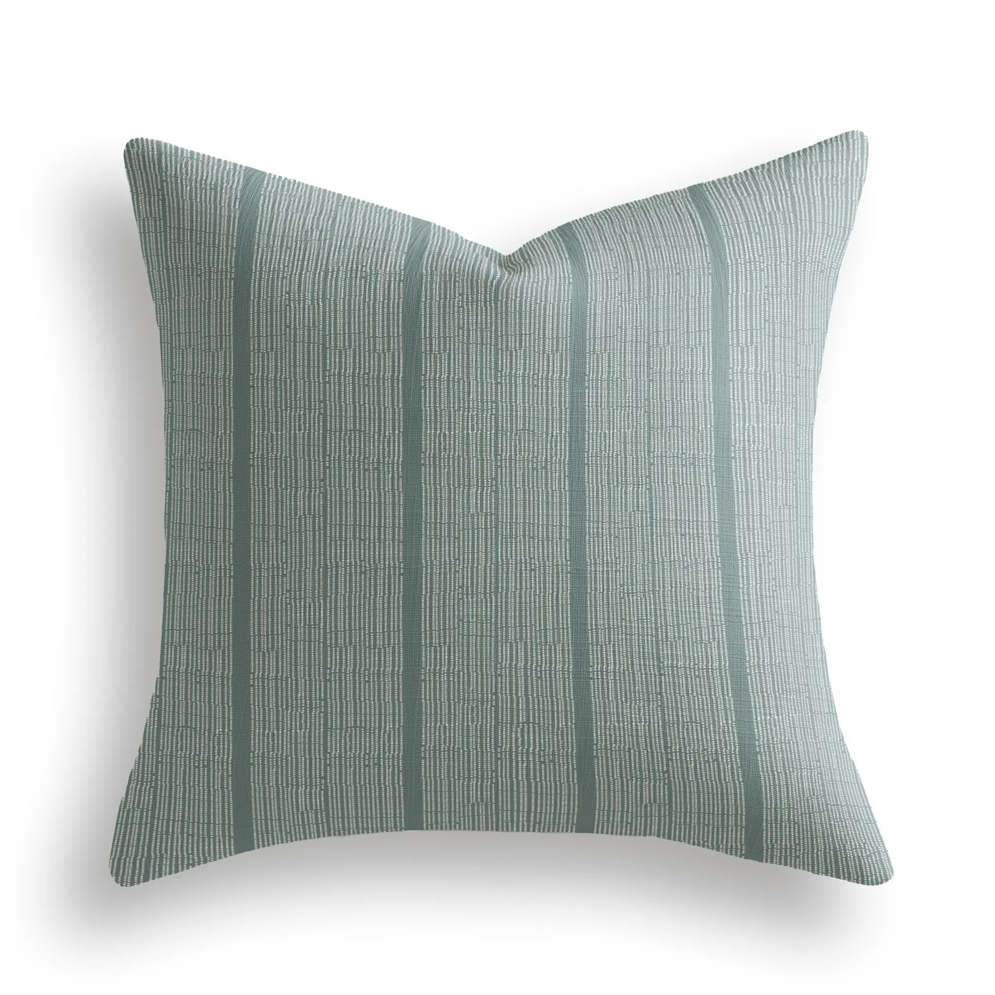 Sandbar Throw Pillow in Tropic by Emily Daws — Waterways Collection, made-to-order on Belgian linen