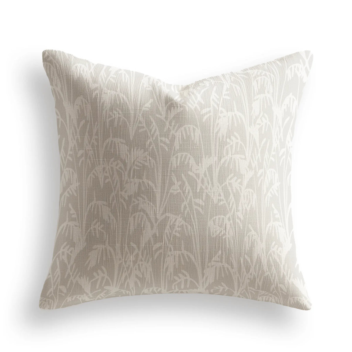 Seabrook Throw Pillow in Sand by Emily Daws — Sea Island Collection, made-to-order on Belgian linen
