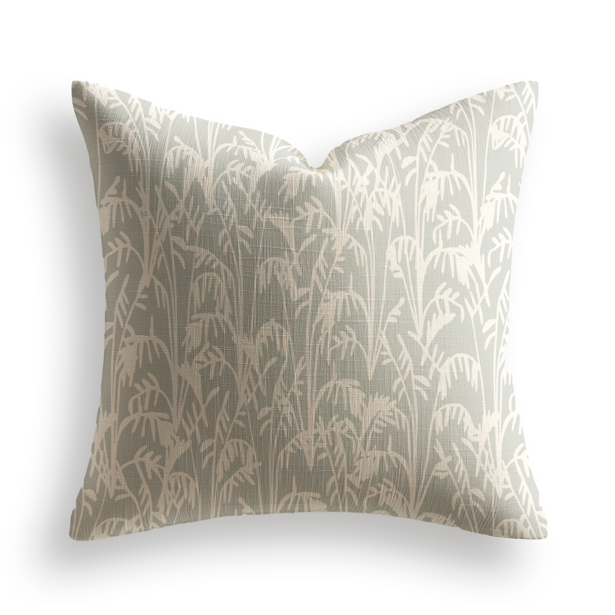 Seabrook Throw Pillow in Pistachio by Emily Daws β Sea Island Collection, made-to-order on Belgian linen