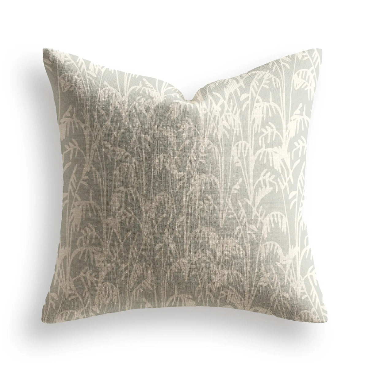 Seabrook Throw Pillow in Pistachio by Emily Daws — Sea Island Collection, made-to-order on Belgian linen