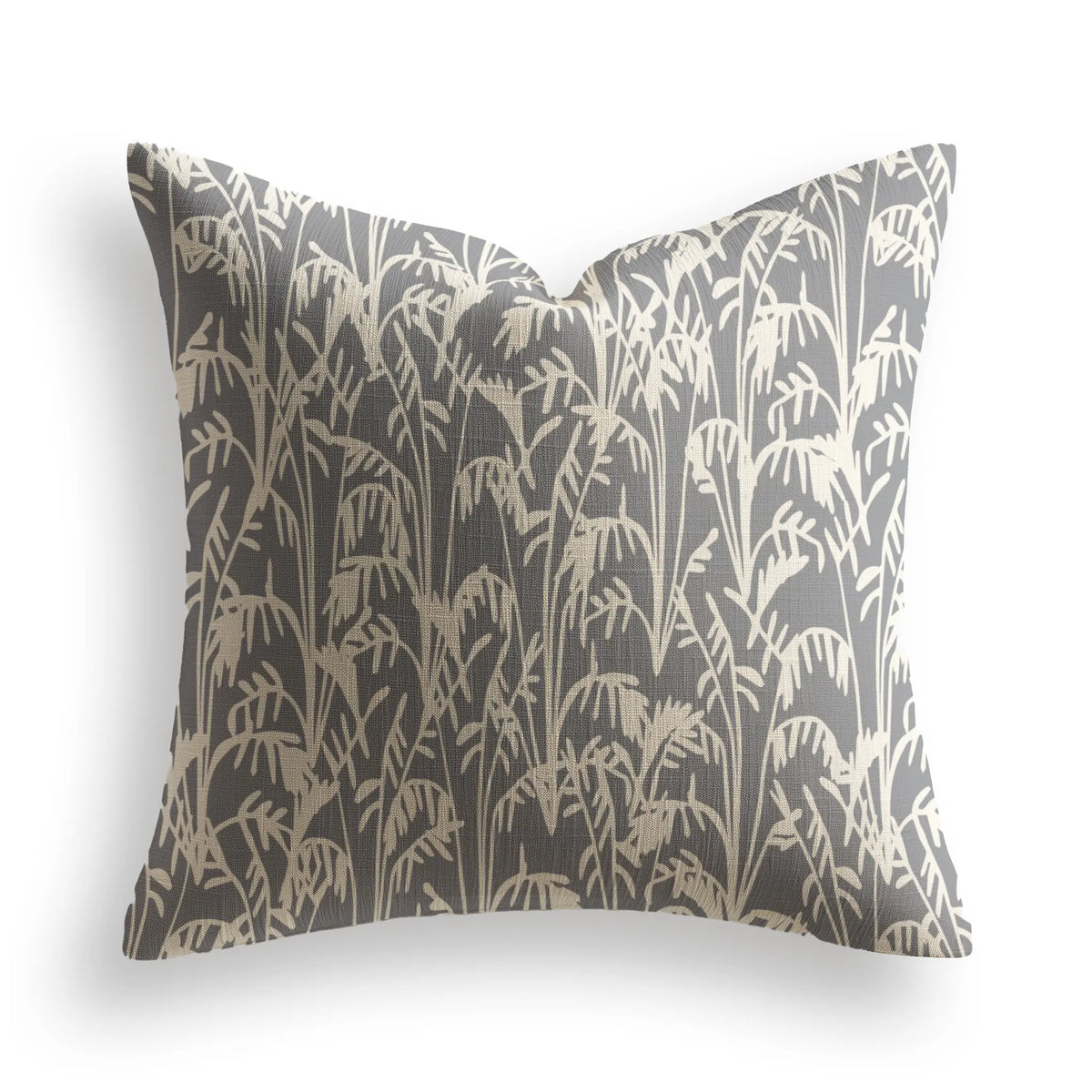 Seabrook Throw Pillow in Storm by Emily Daws — Sea Island Collection, made-to-order on Belgian linen