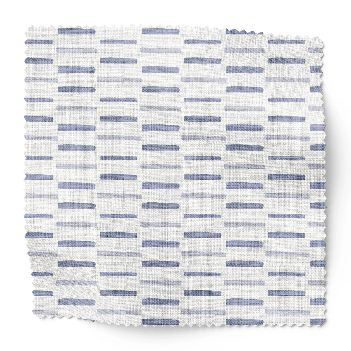 Sweetgrass fabric swatch in Sapphire by Emily Daws — 6x6 Belgian linen sample, Charleston Collection