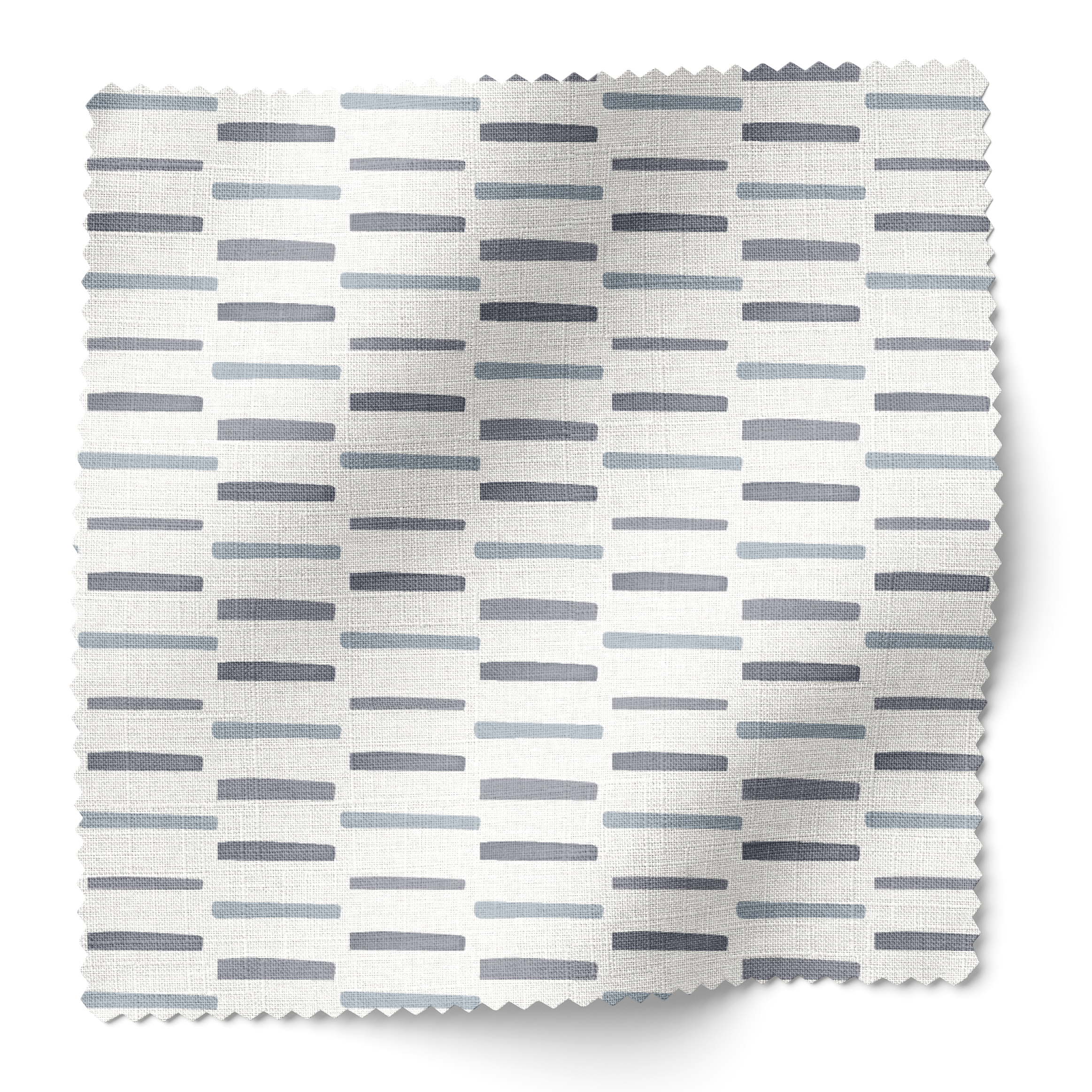Sweetgrass fabric swatch in Slate by Emily Daws β 6x6 Belgian linen sample, Charleston Collection