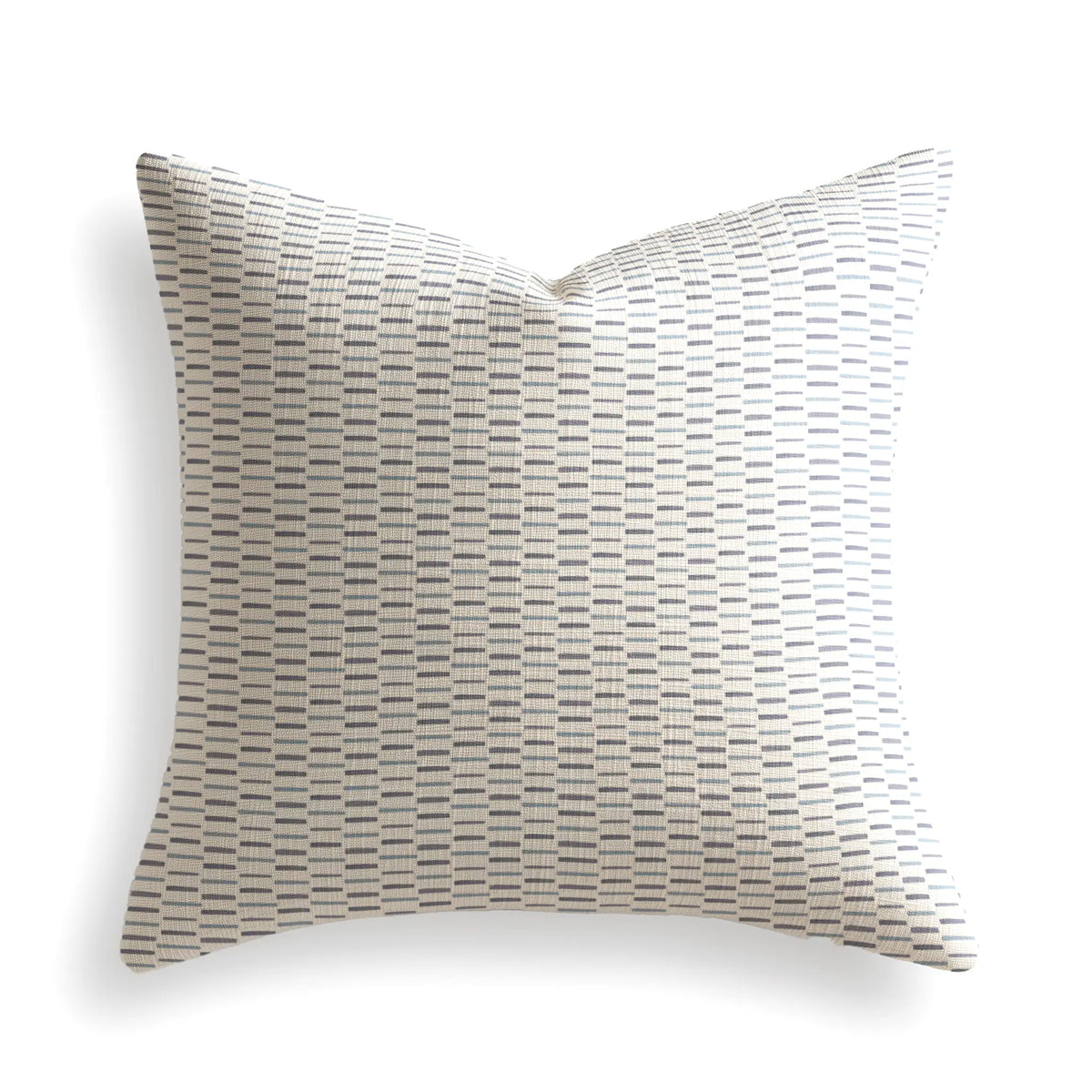 Sweetgrass Throw Pillow in Slate by Emily Daws — Charleston Collection, made-to-order on Belgian linen
