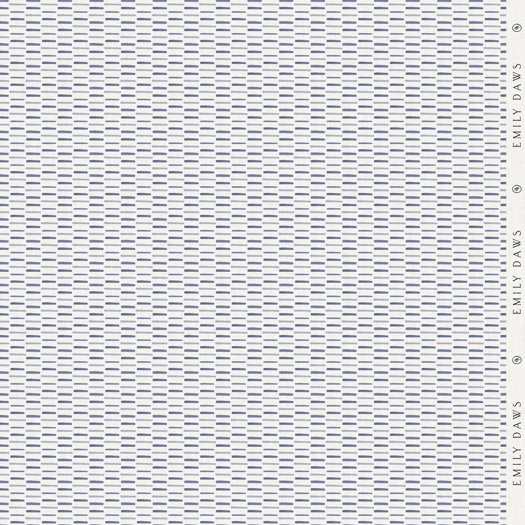 Sweetgrass Sapphire fabric by Emily Daws — Charleston Collection, available by the yard for drapery and upholstery