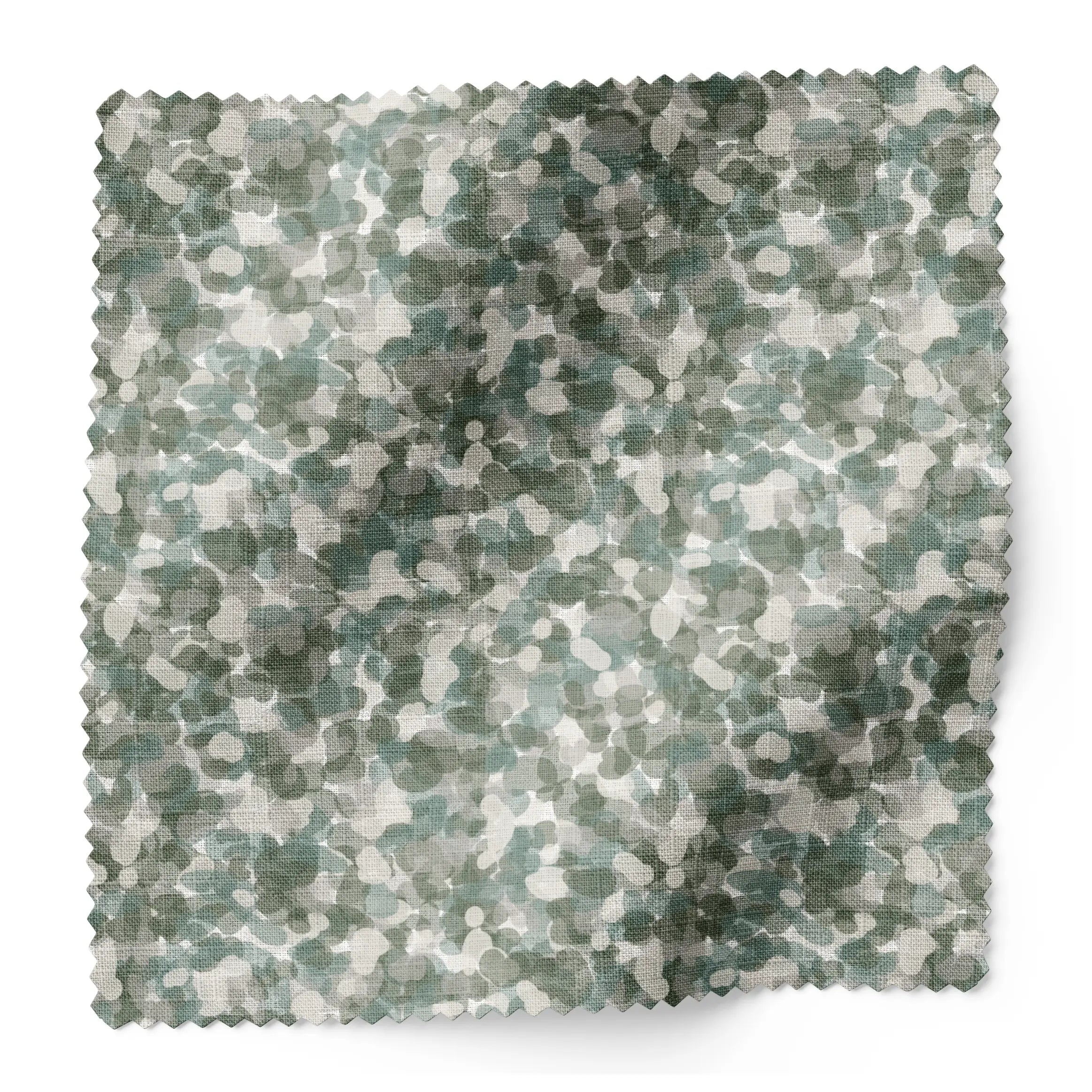 Tortoise fabric swatch in Fig by Emily Daws — 6x6 Belgian linen sample, Fauna Collection