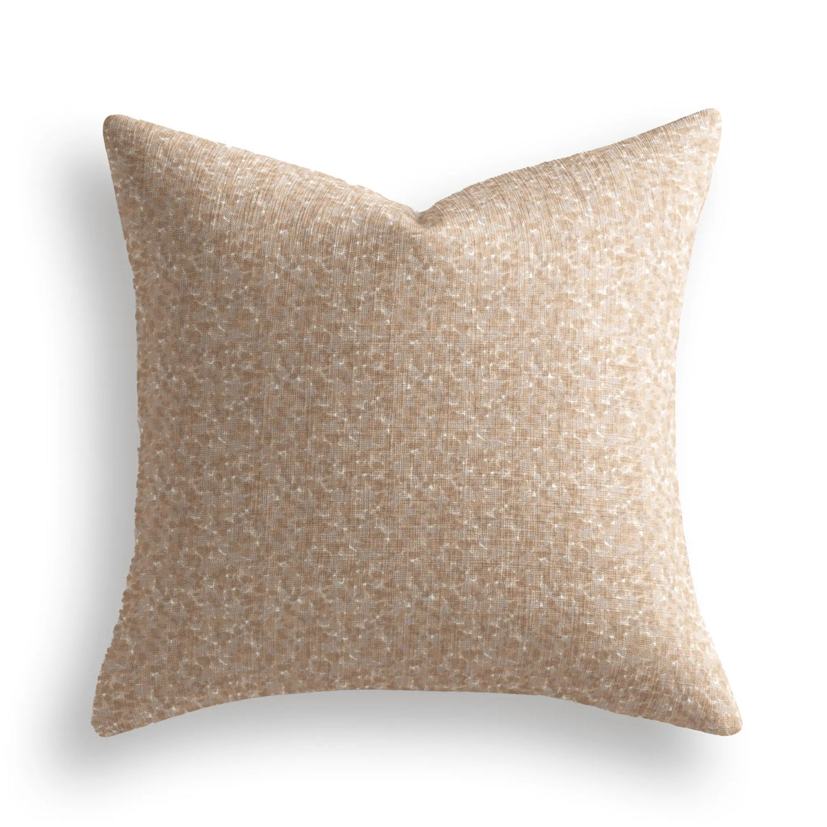 Tortoise Throw Pillow in Taffy by Emily Daws — Fauna Collection, made-to-order on Belgian linen