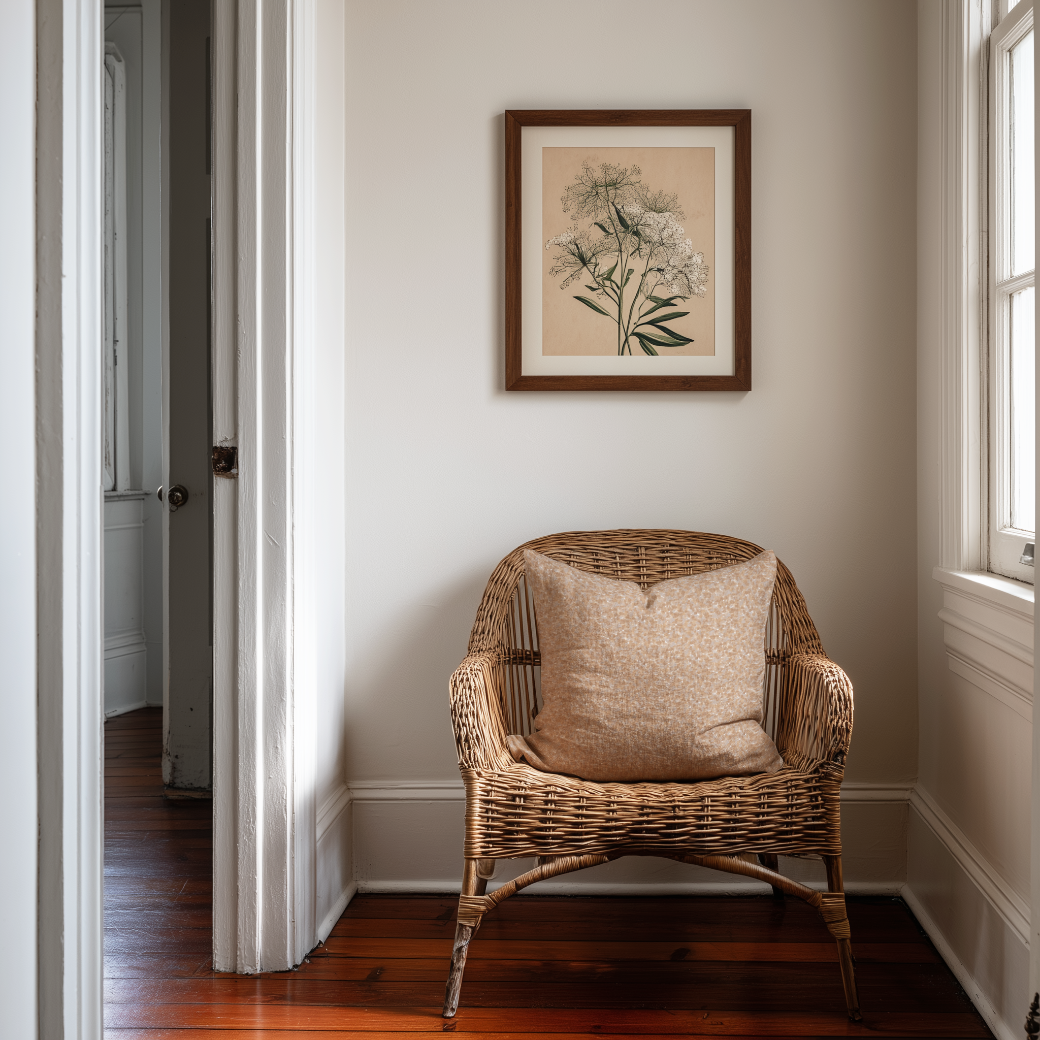 Emily Daws Tortoise pillows in Taffy β original pattern, feather and down insert